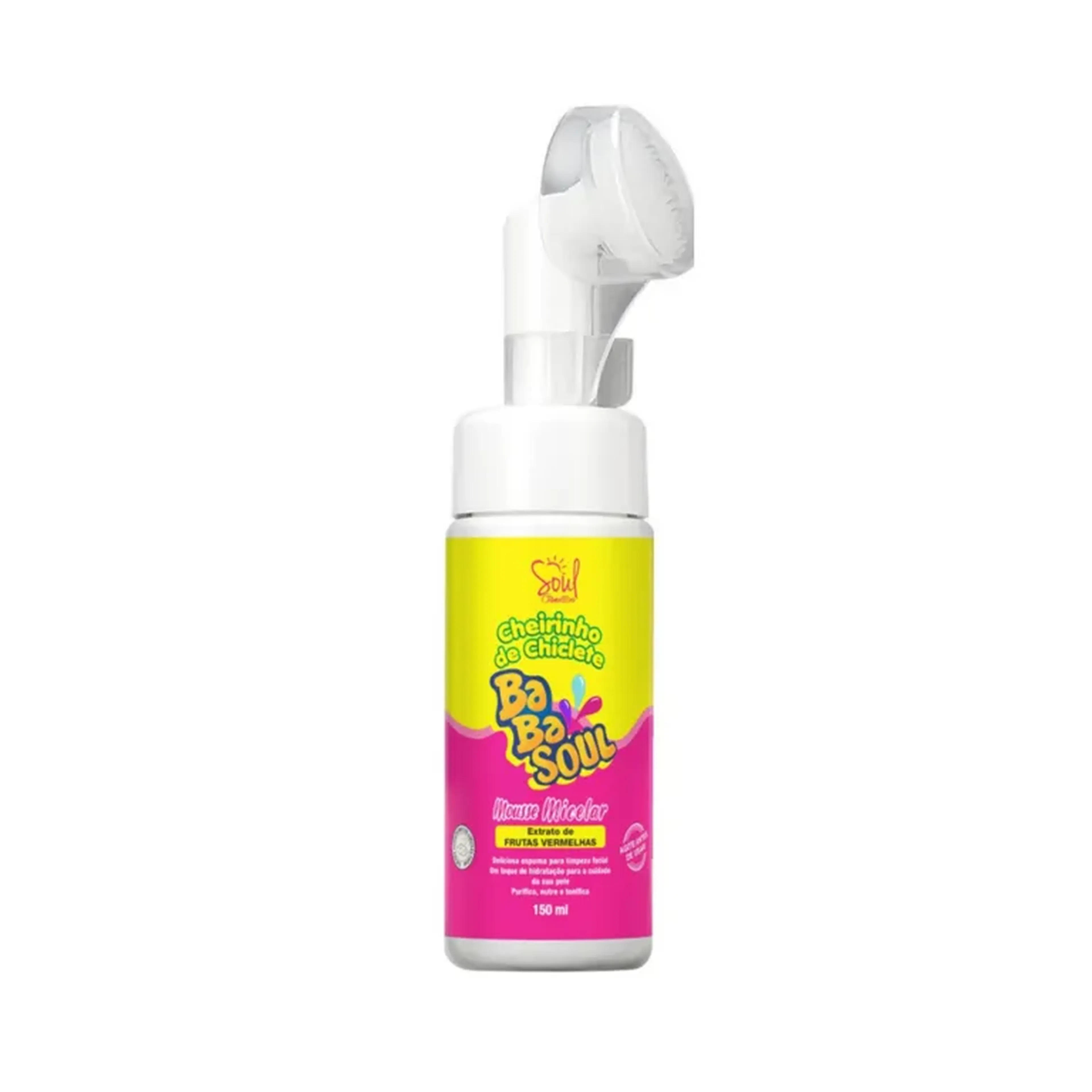 SABONETE FACIAL MOUSSE FRUTAS VERMELHAS 150ML - SOUL imagem