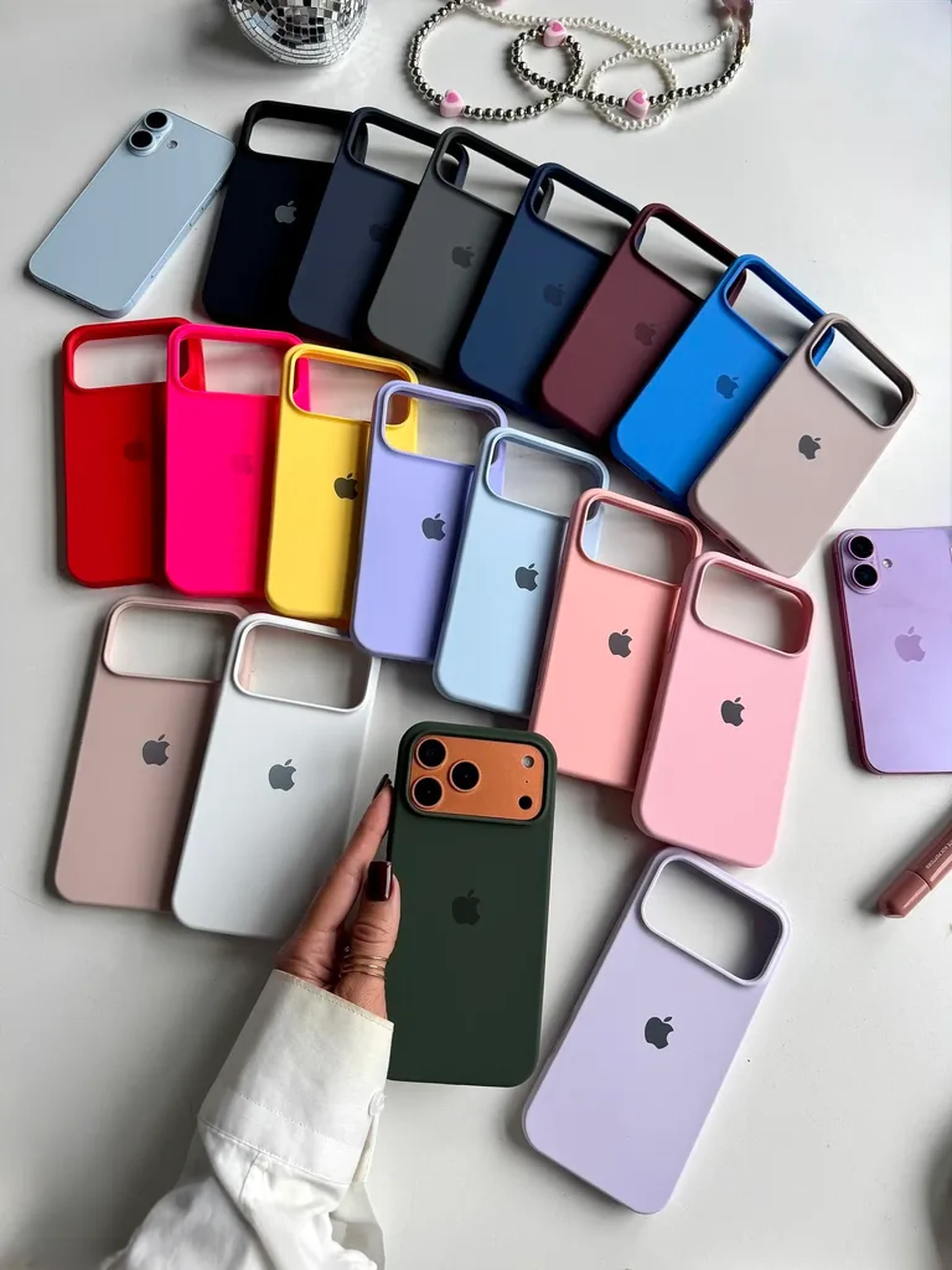 Case Silicone Iphone 17 pro e pro max imagem
