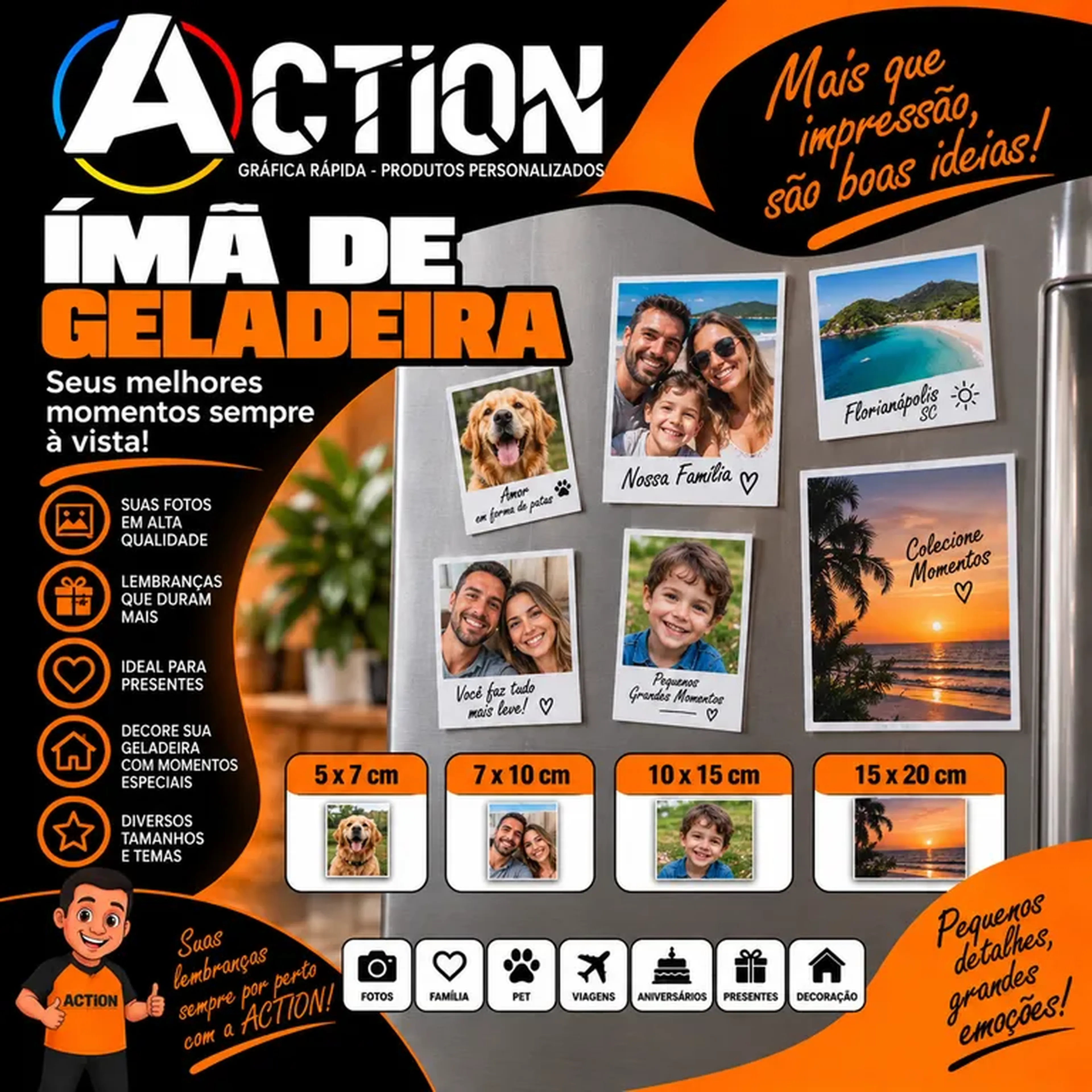 Imã de geladeira imagem