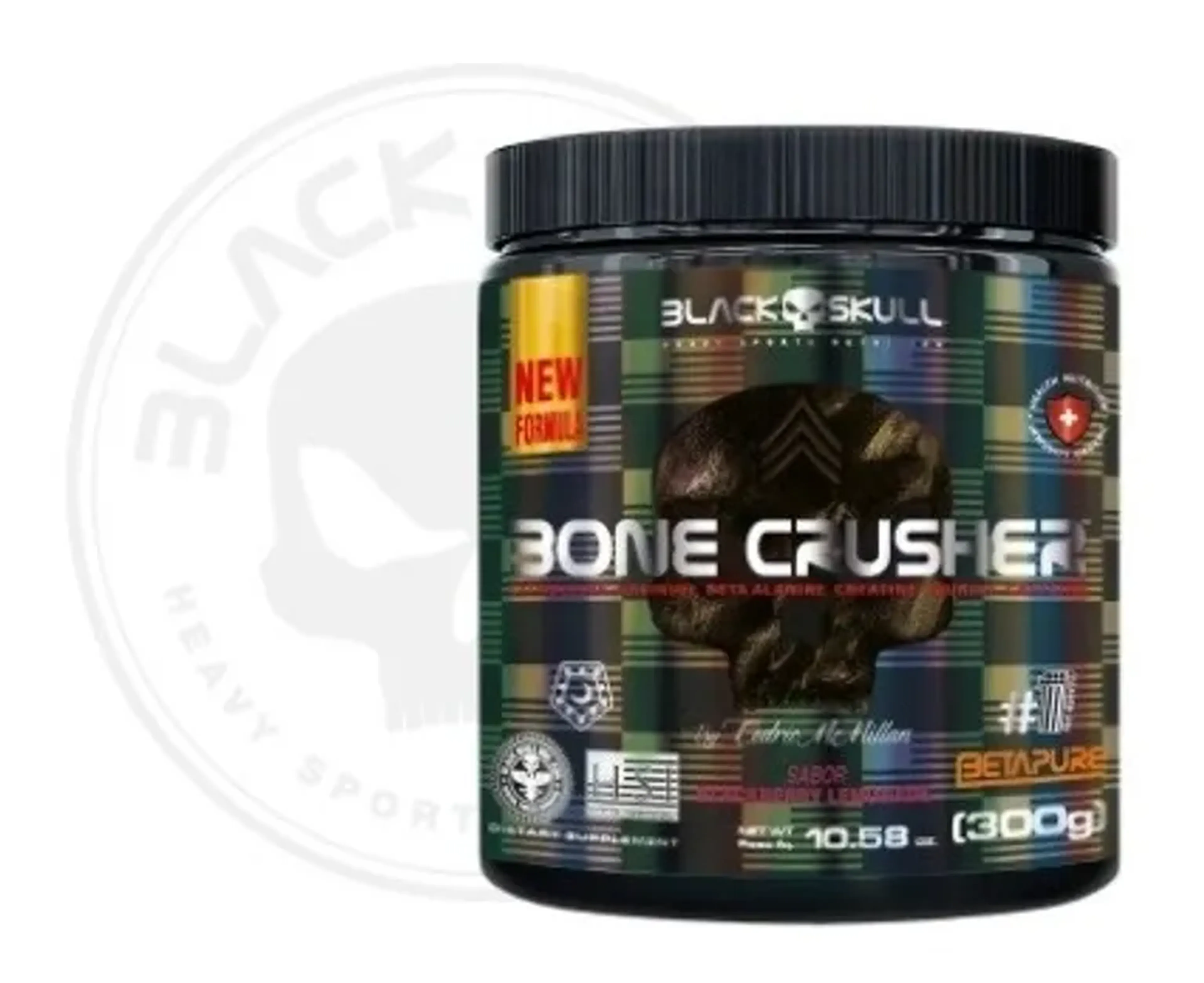 BONE CRUSHER (NOVA FÓRMULA) 300G - BLACK SKULL imagem