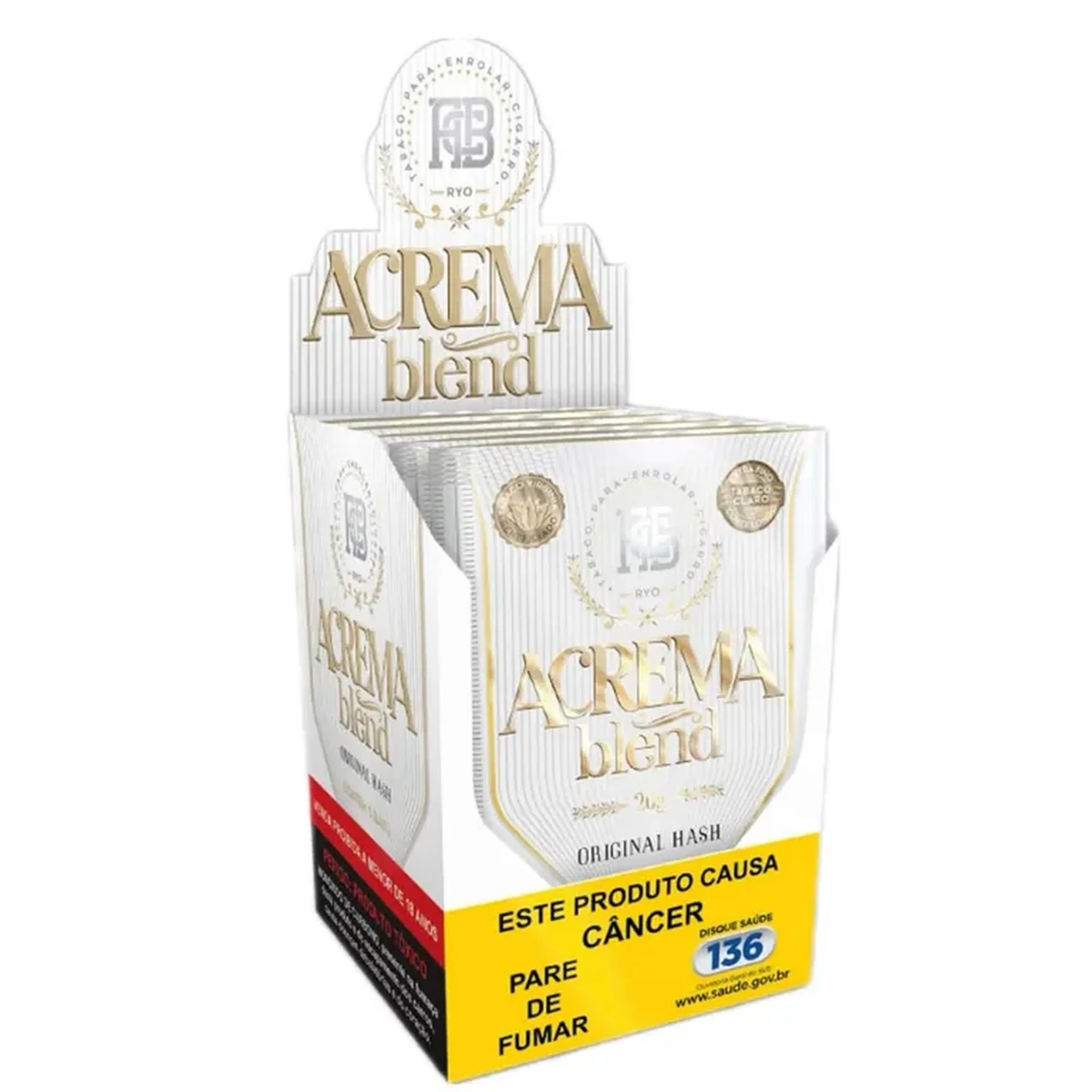 tabaco acrema blend hash 20g imagem