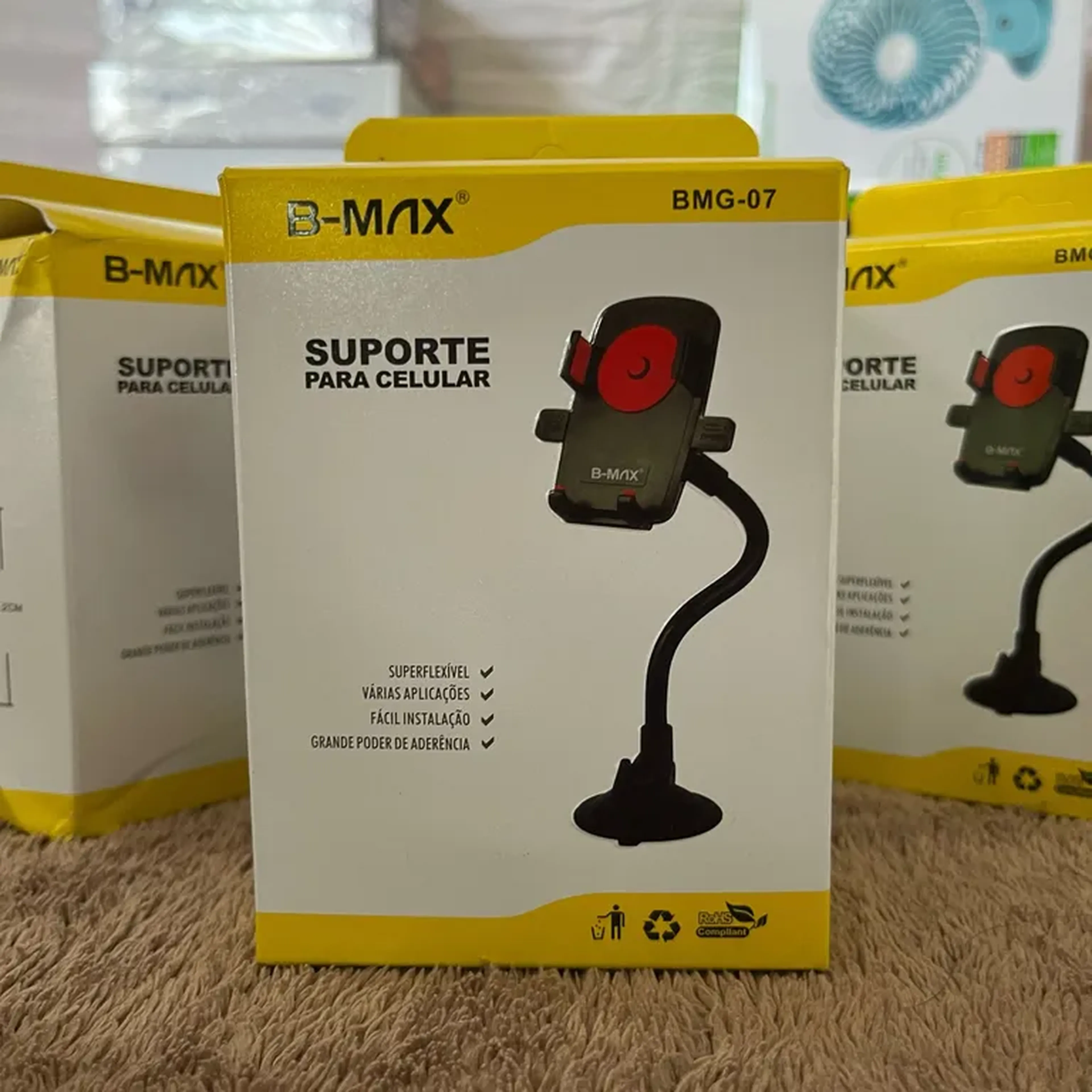 Suporte de celular flexível para carro imagem