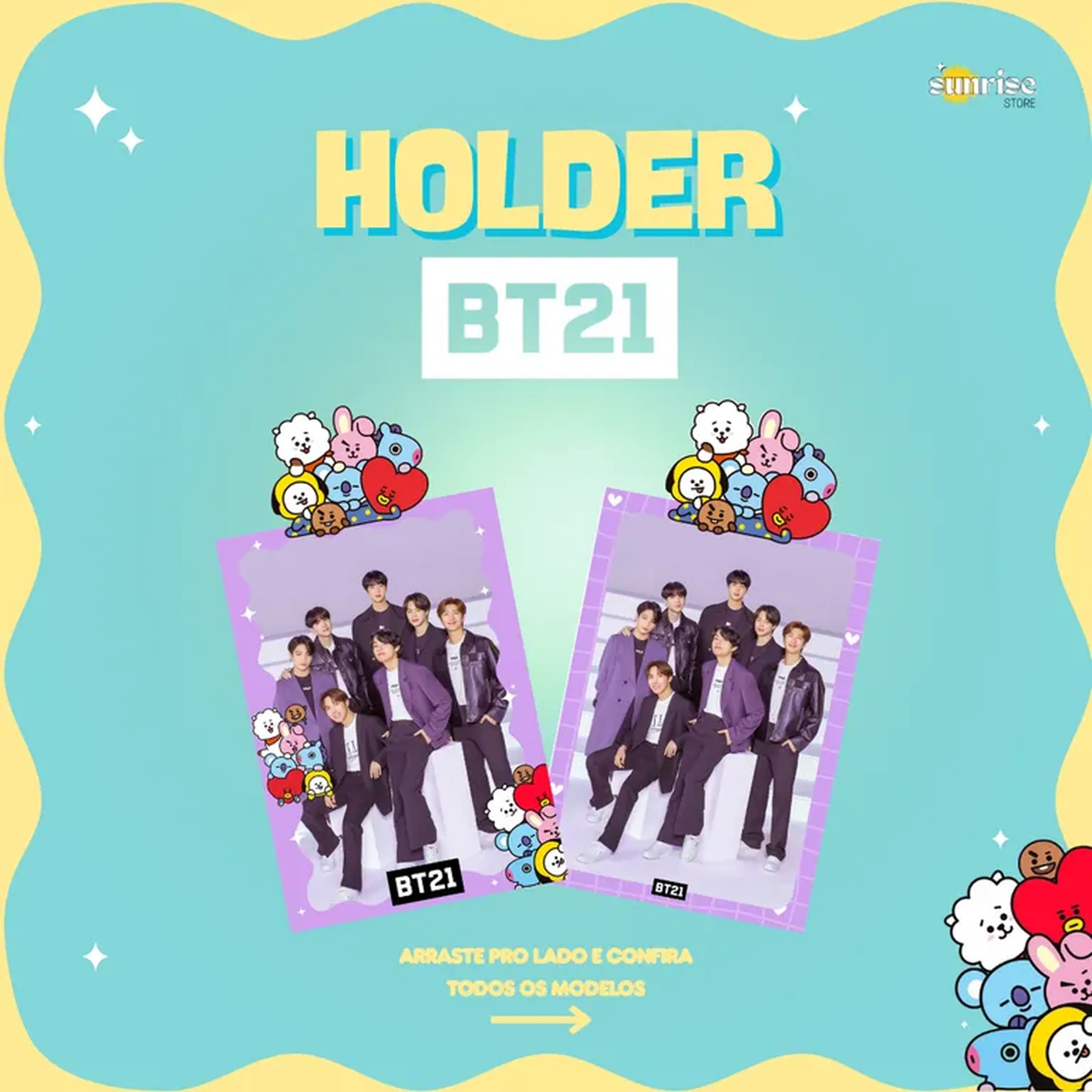 HOLDER PERSONALIZADO - BT21 imagem