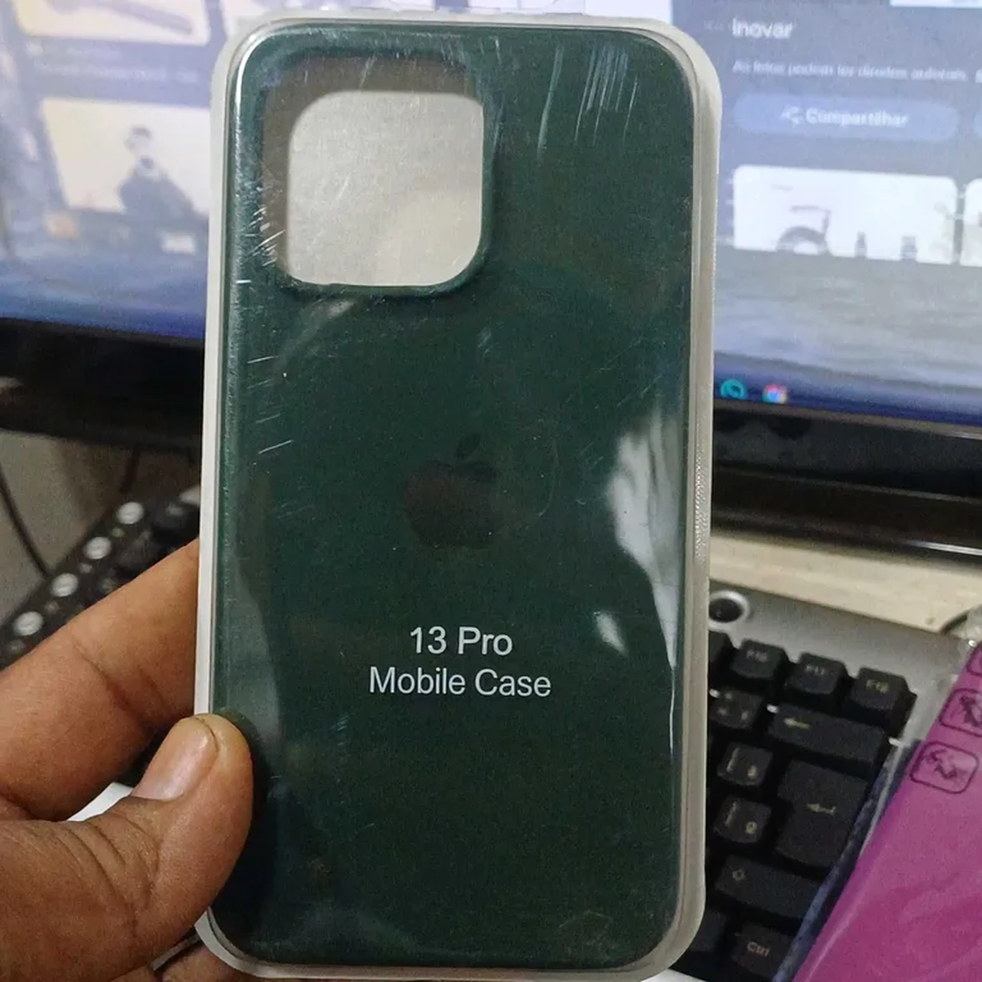 Capinha Para Iphone 13 Pro,, Silicone Case imagem