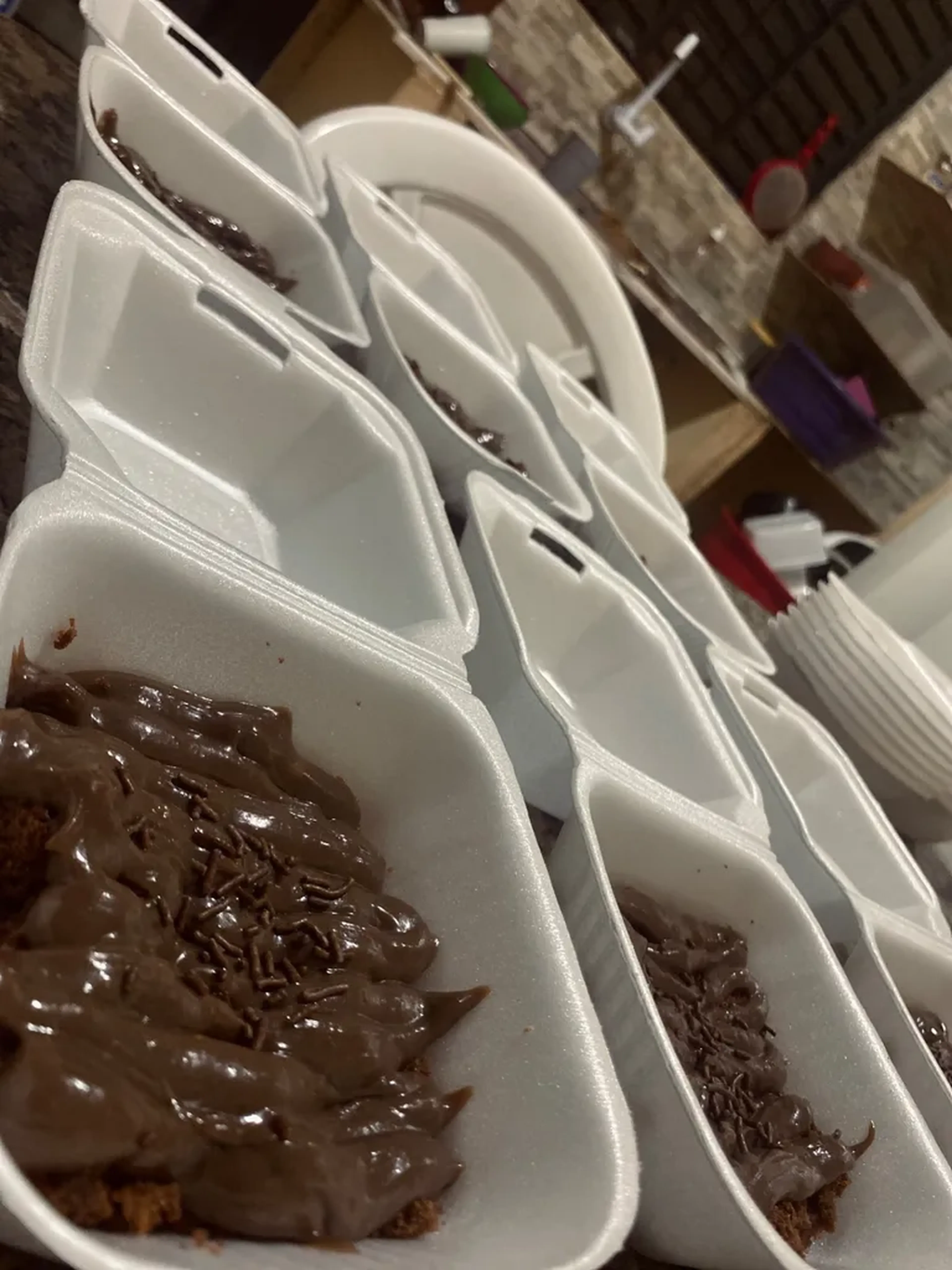 Afogadinho de Brownie Com Uva imagem