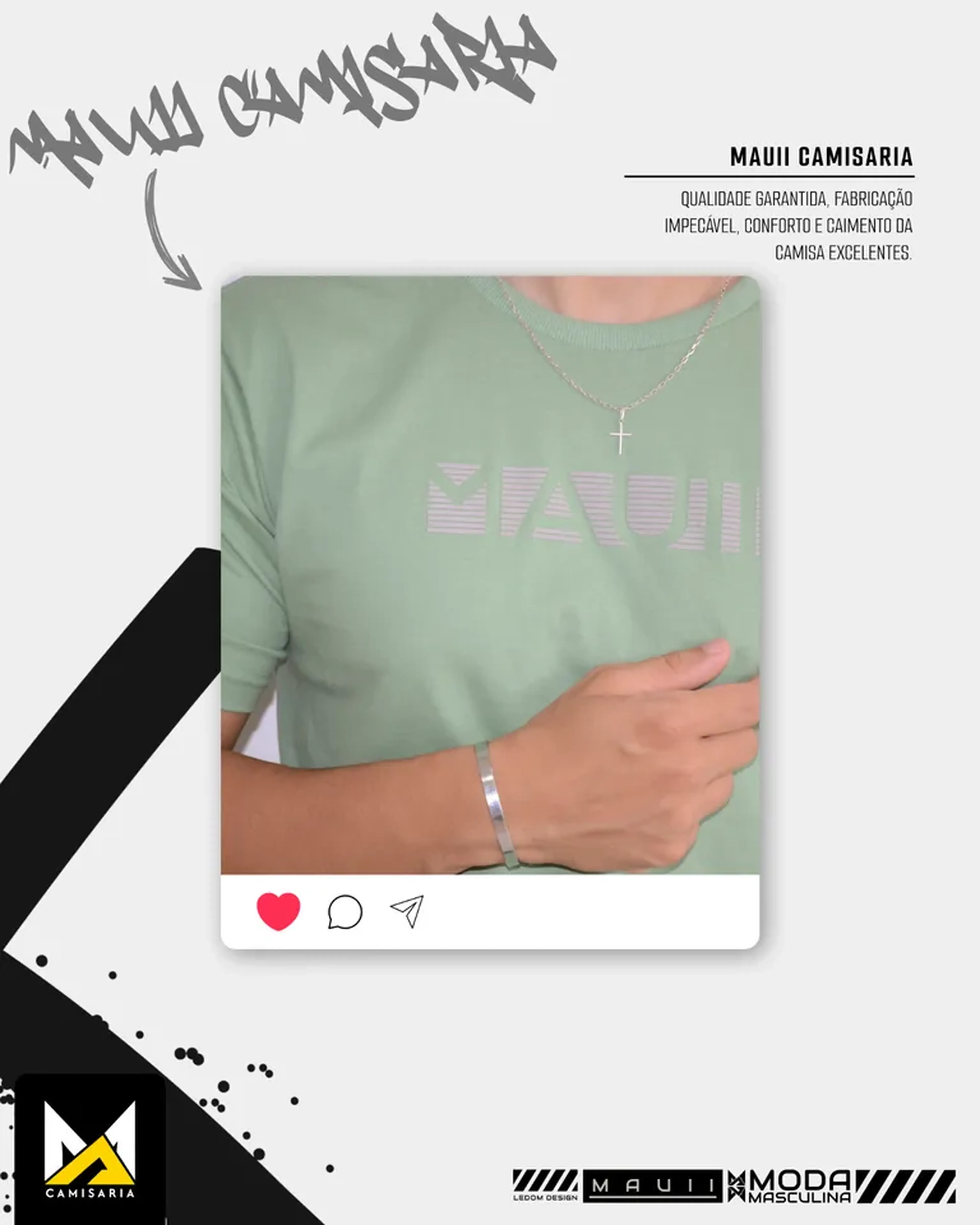 CAMISA MAUII - VERDE (A PARTIR DE 20 PEÇAS) imagem