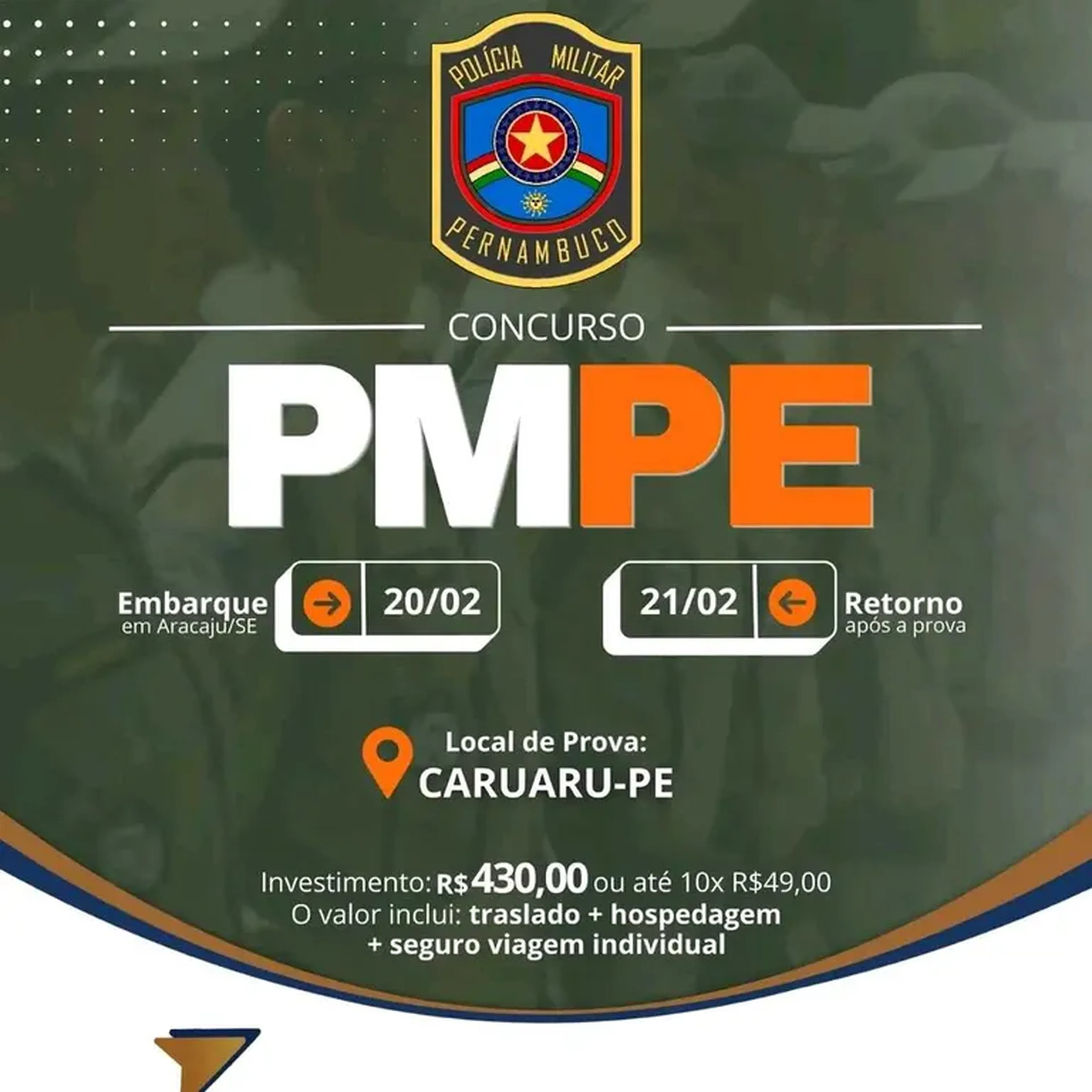 Concurso PM PE (Caruaru) imagem