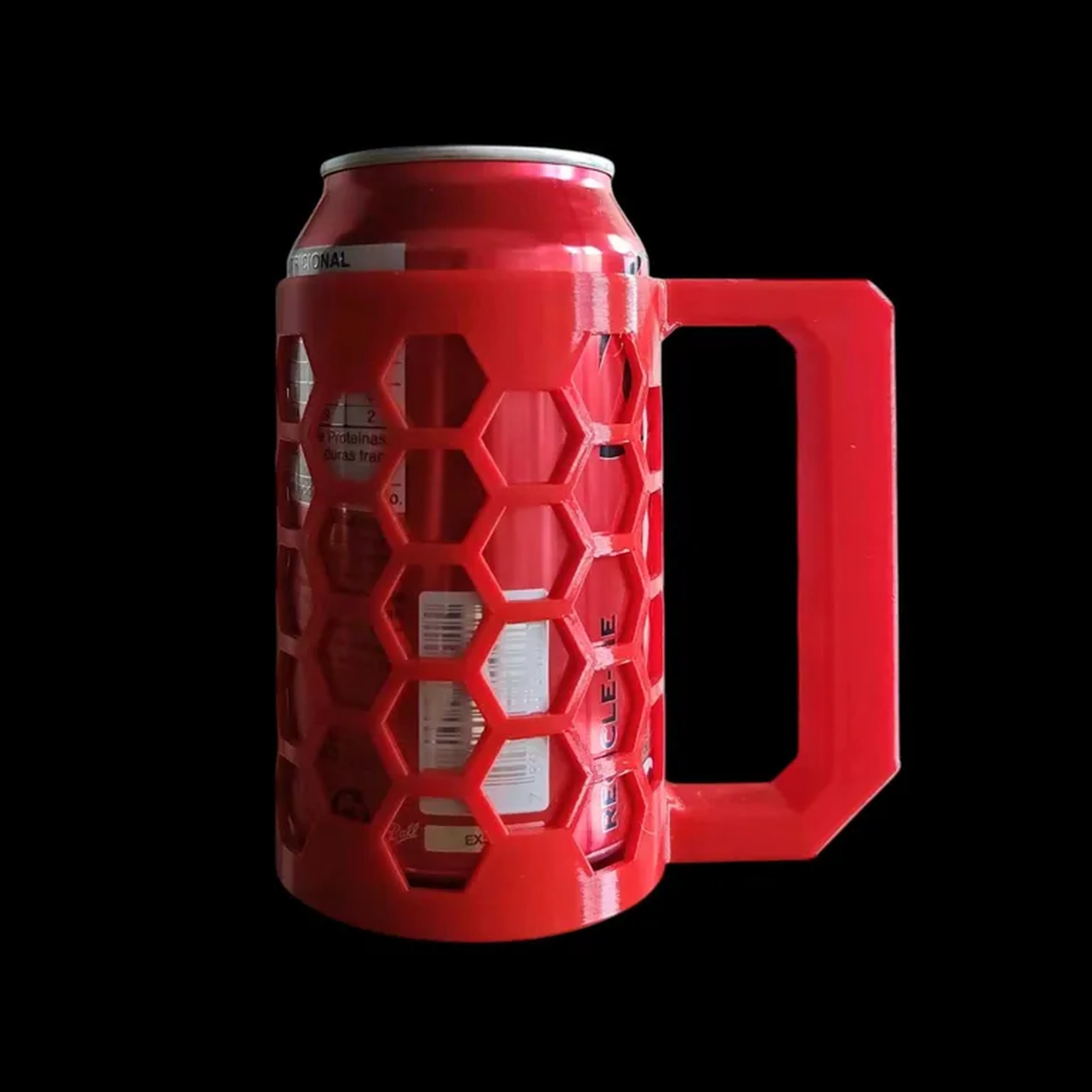Porta Latinha Hexagonal imagem