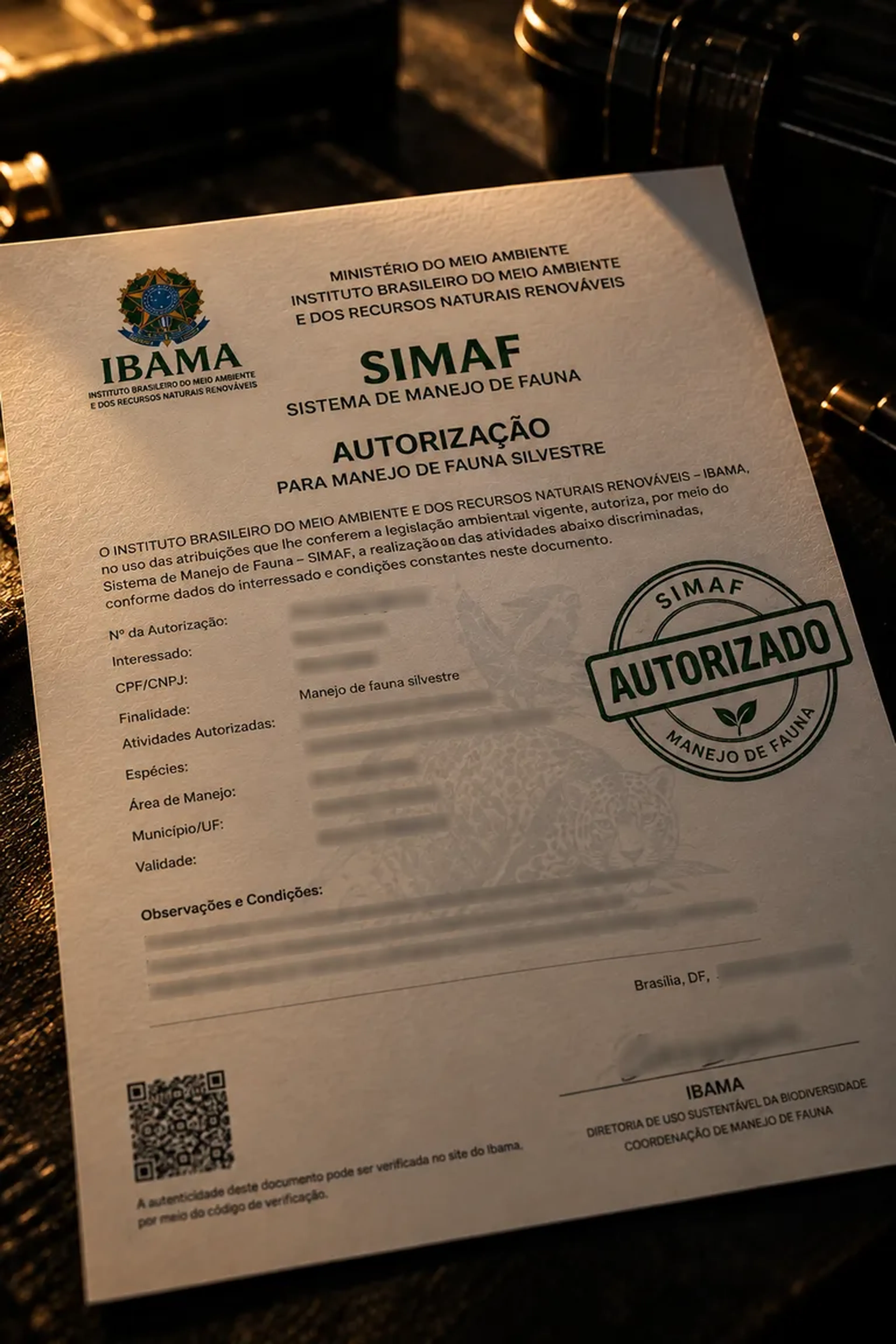 Renovação da Autorização do SIMAF imagem