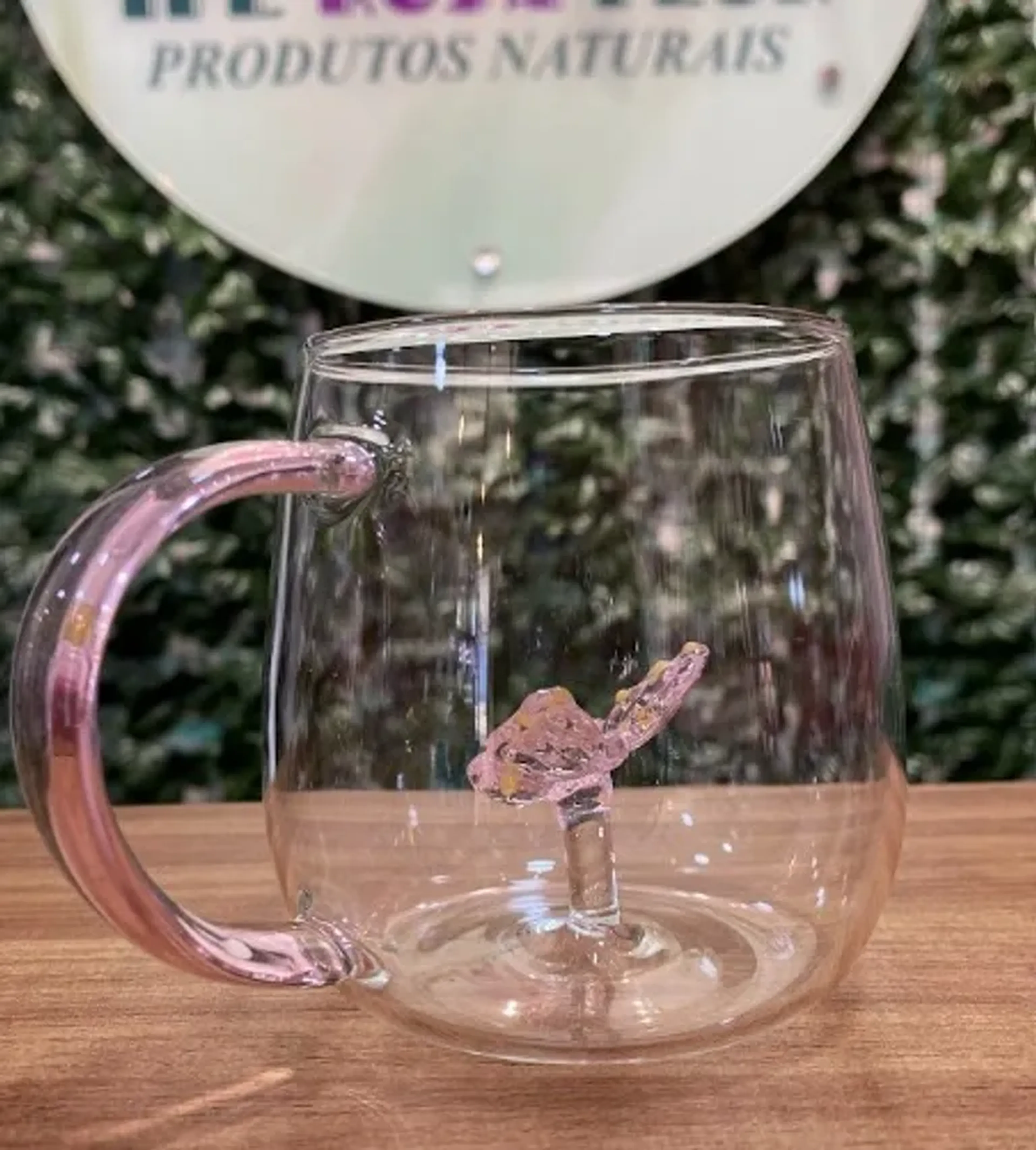 Caneca Borossilicato 3d Borboleta 350ml - Ref 2256 imagem