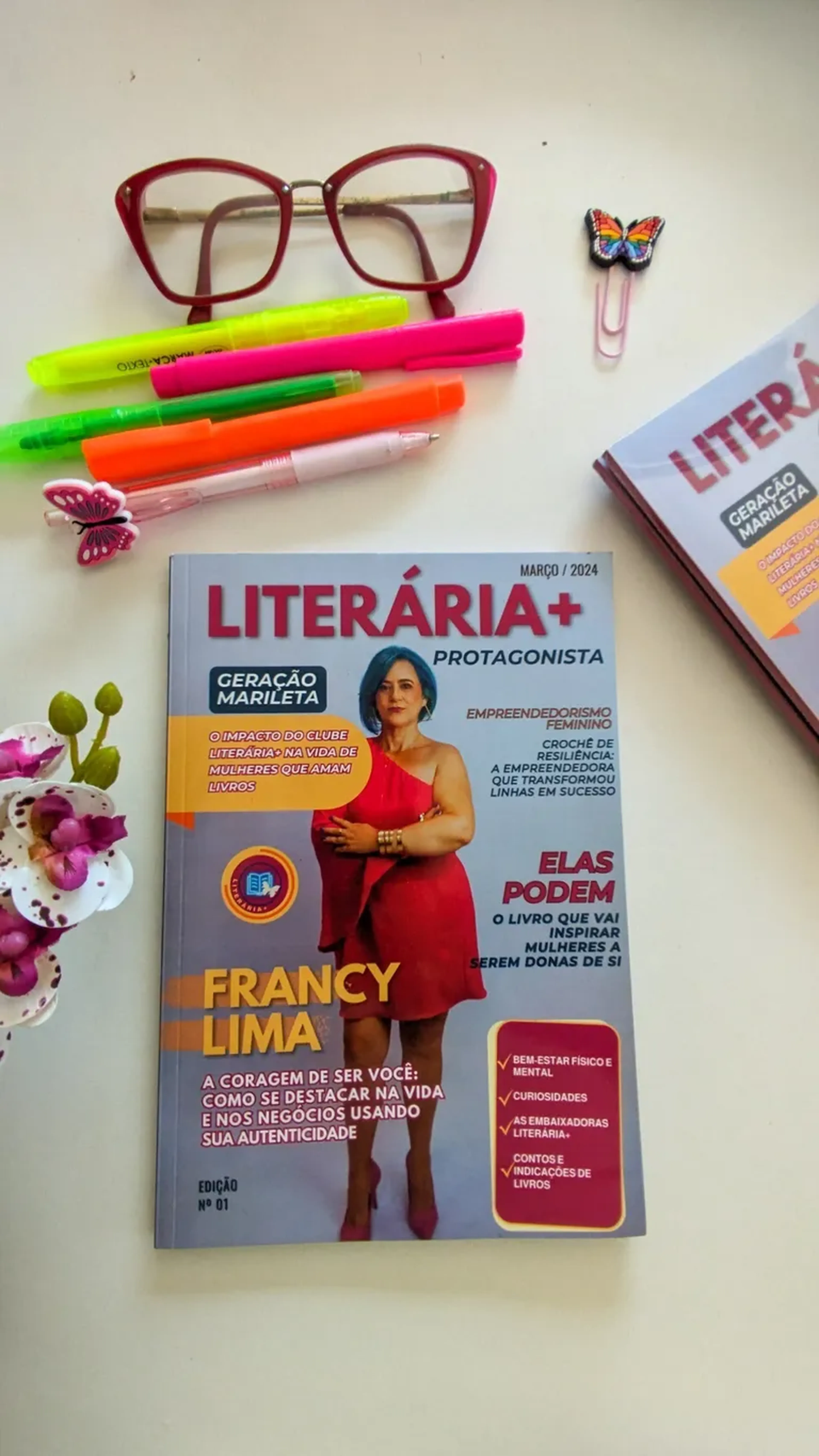 Revista Literária+ imagem