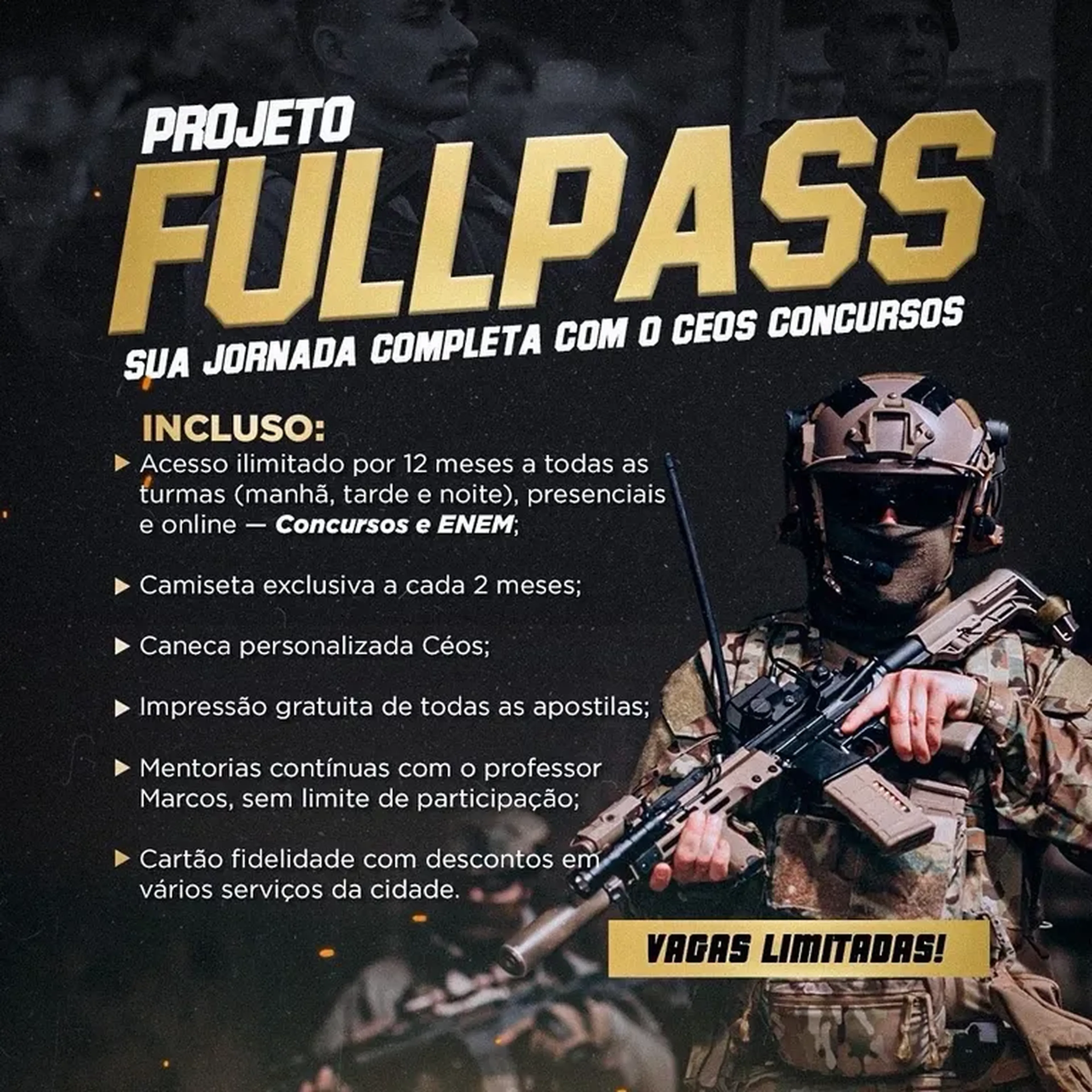 Passe Livre Céos - 2026 imagem