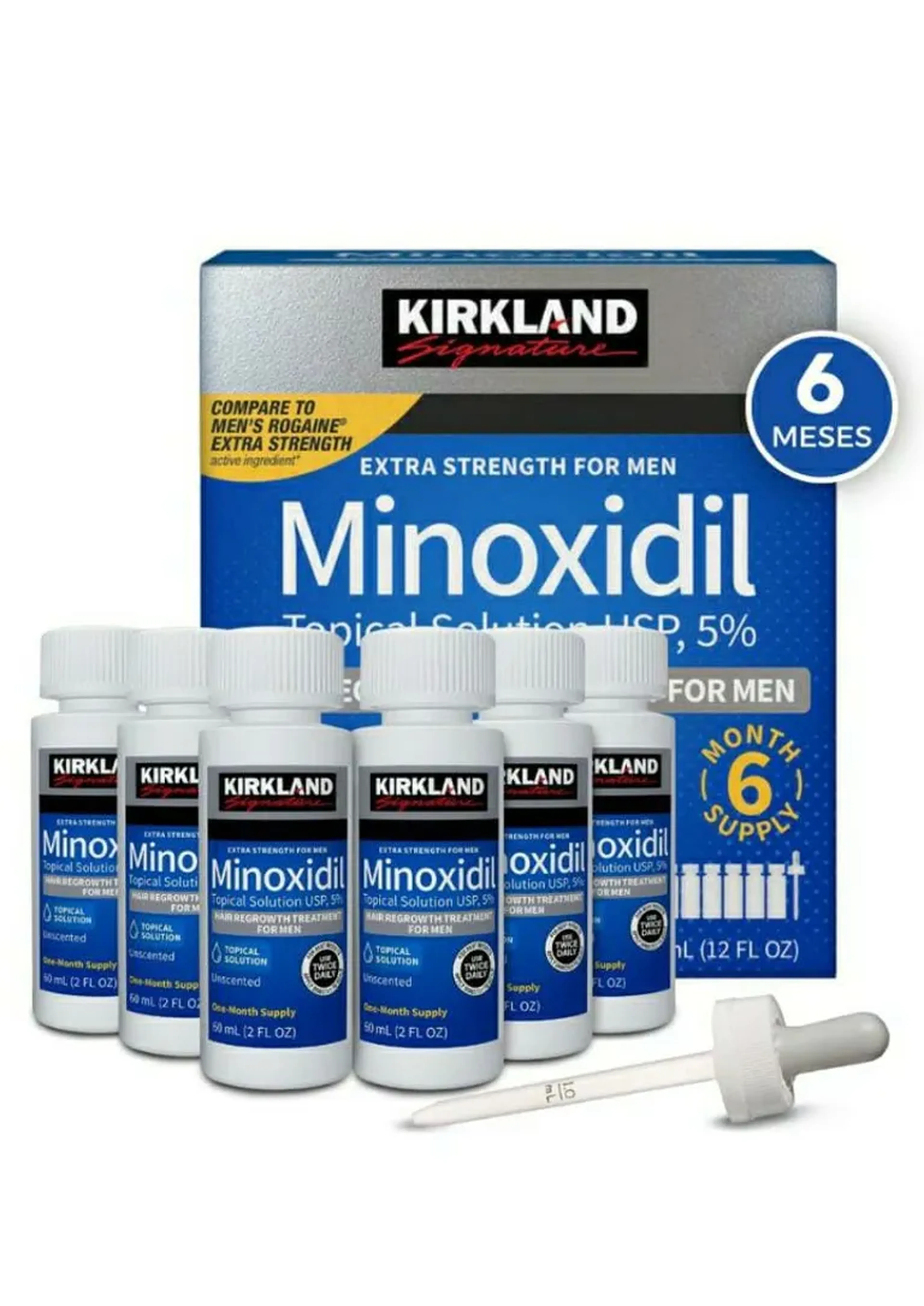 Minoxidil Kirkland 5% Original – 120 ml. imagem