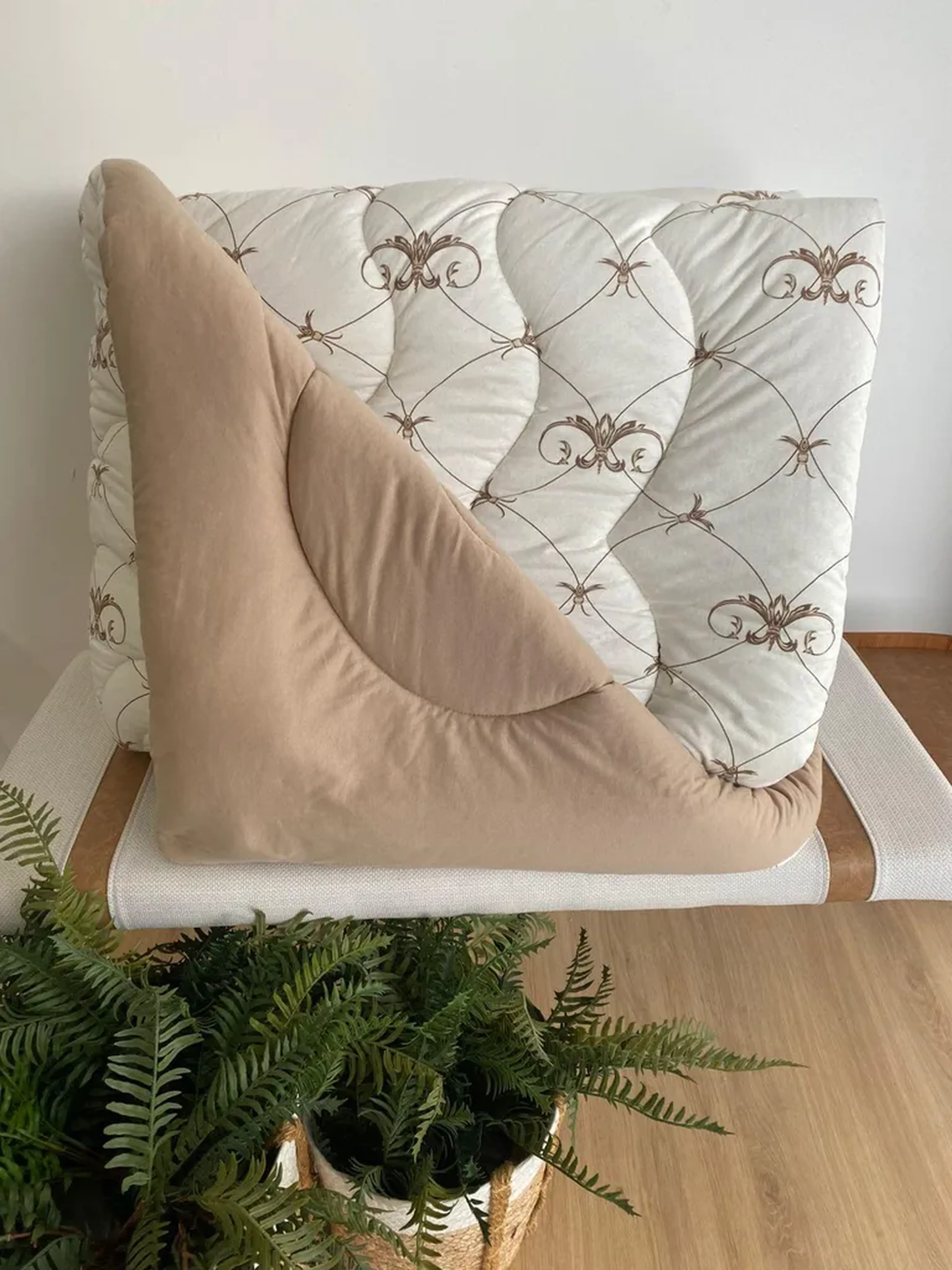 Edredom De Malha Estampado imagem