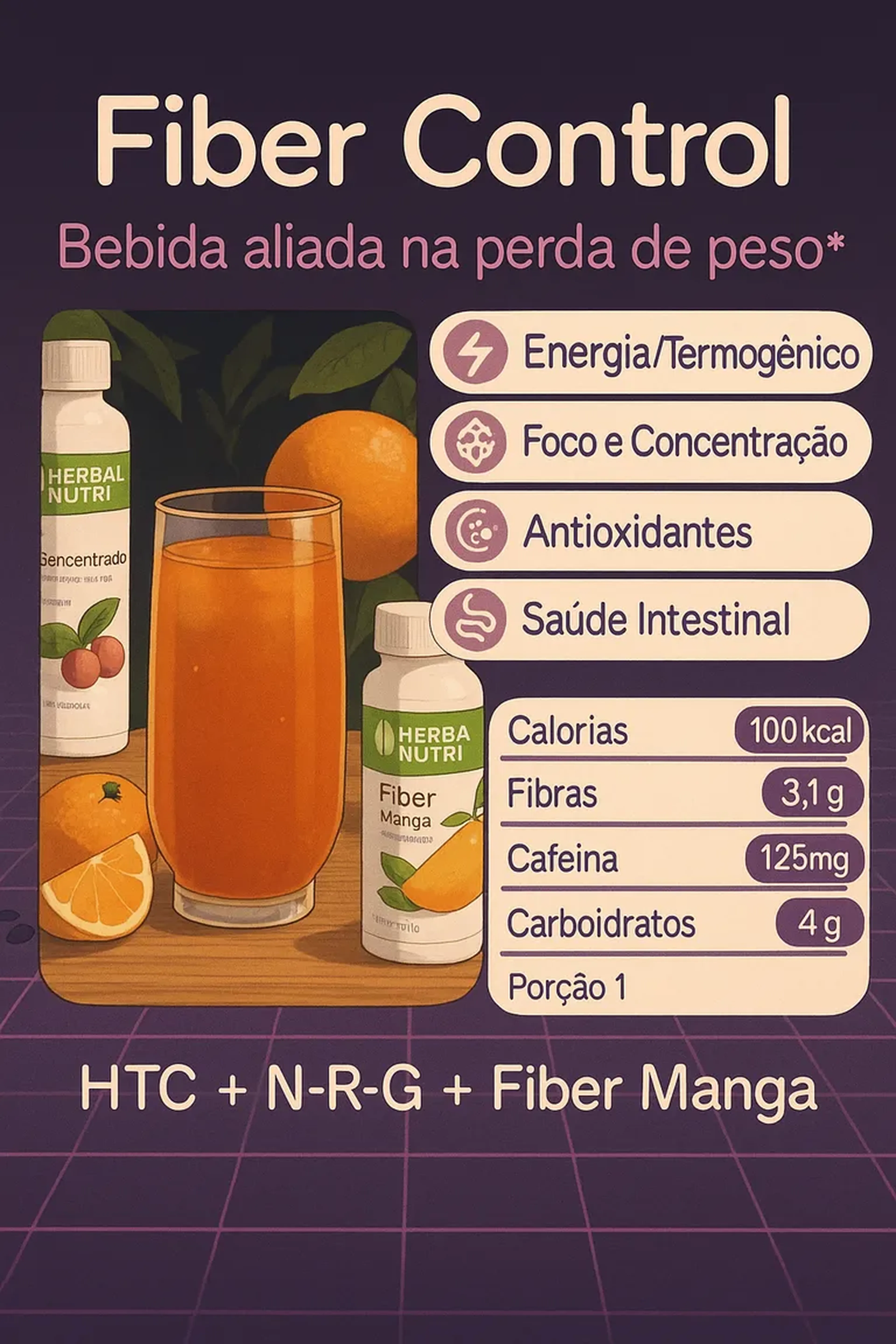Fiber Control (copo ou garrafa 500ml) imagem