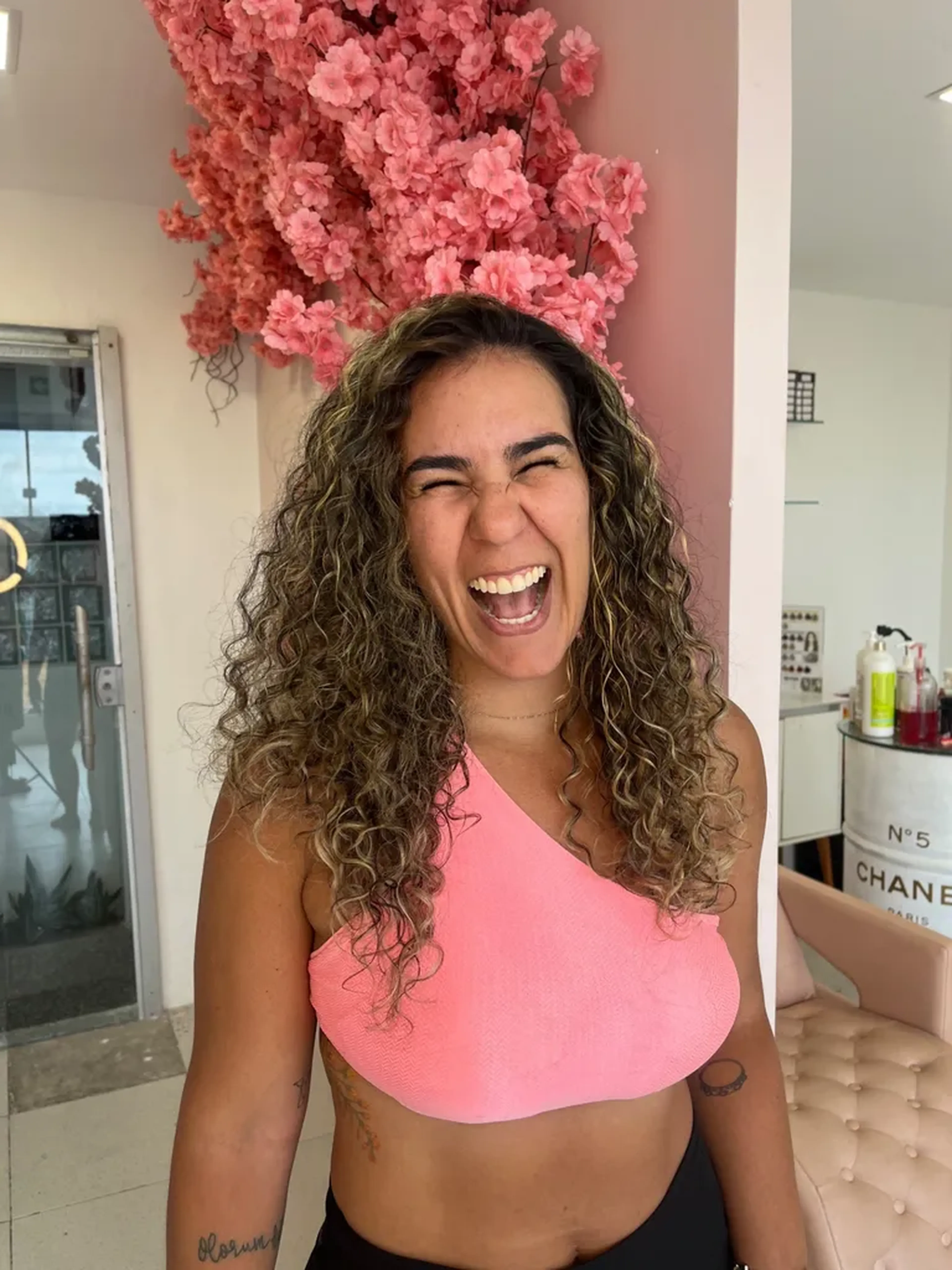 Mechas loiras P imagem