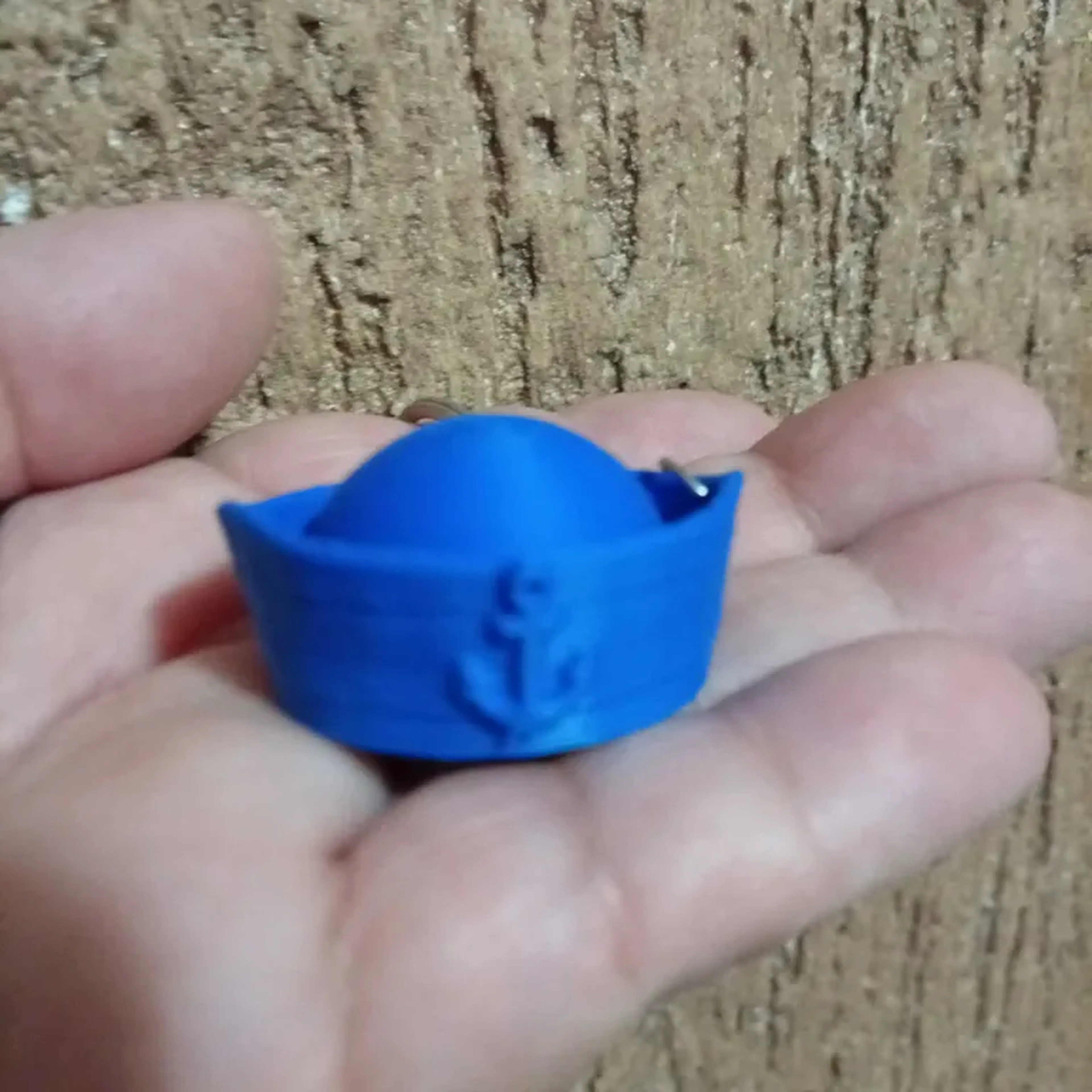 ⚓ Chaveiro Chapéu de Marinheiro em 3D 💙 imagem