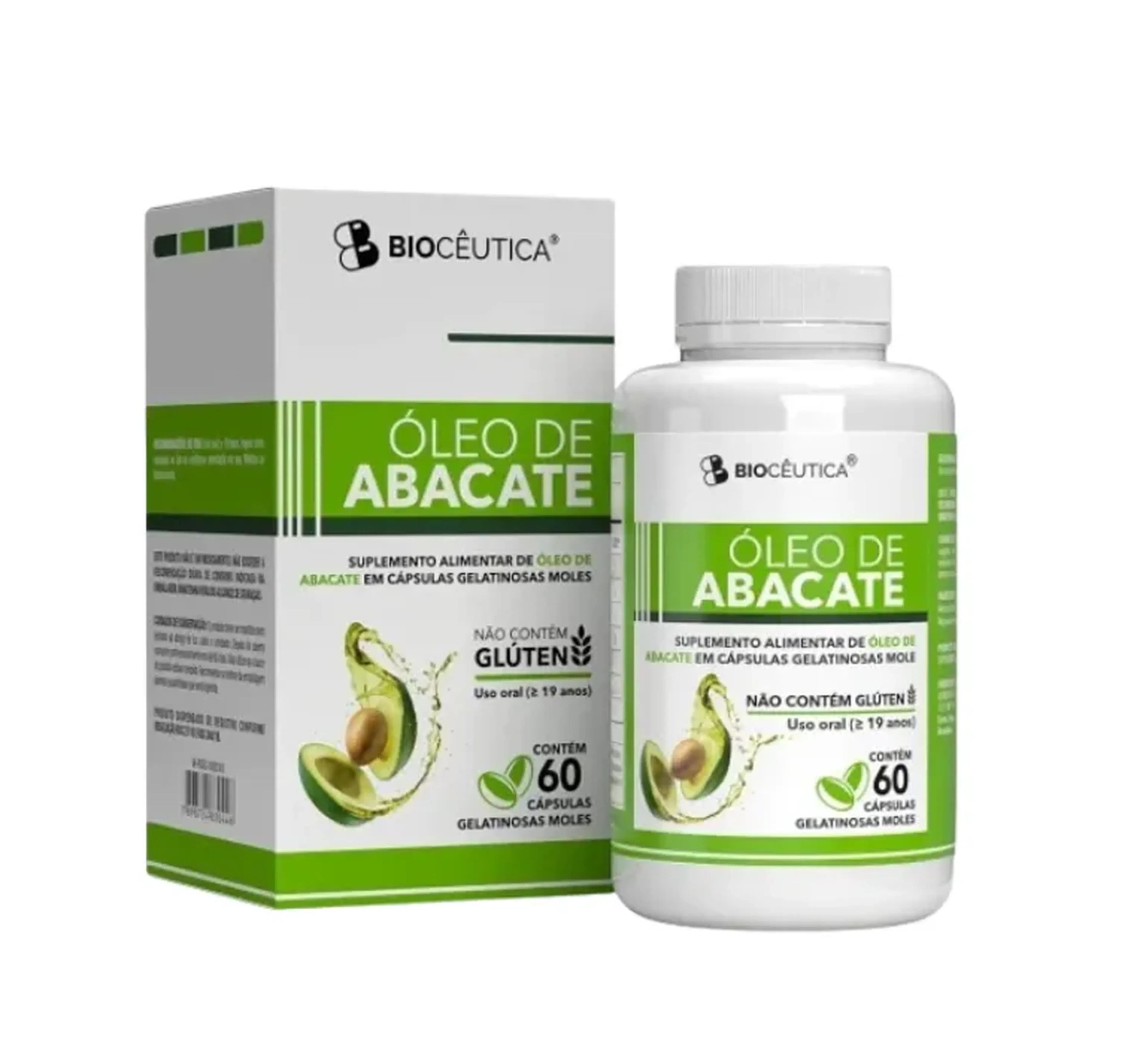 ÓLEO DE ABACATE EM CAPSULAS 60 BIOCÊUTICA imagem
