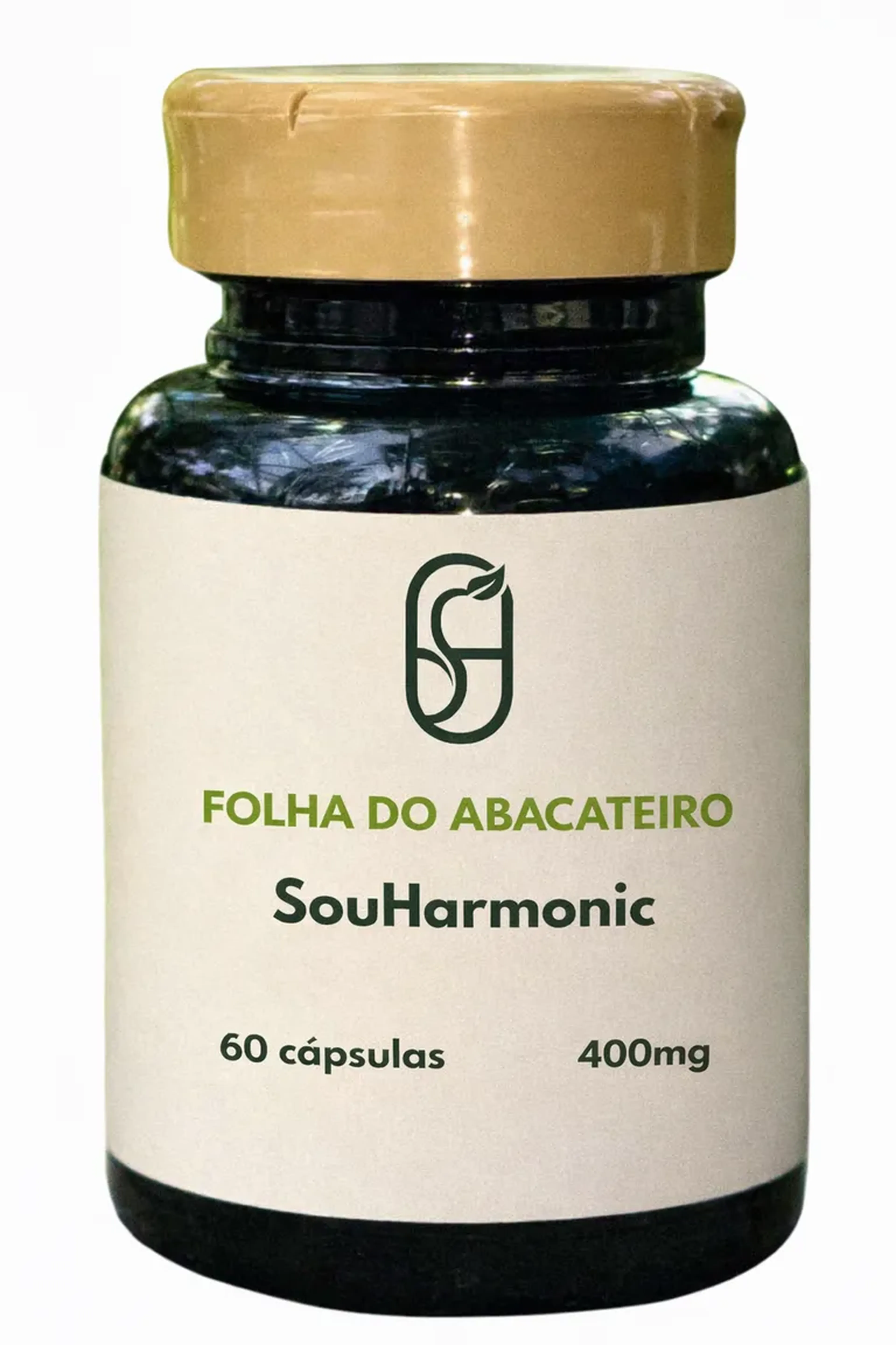 FOLHA DO ABACATEIRO - Pote com 60 cápsulas de 400 mg imagem