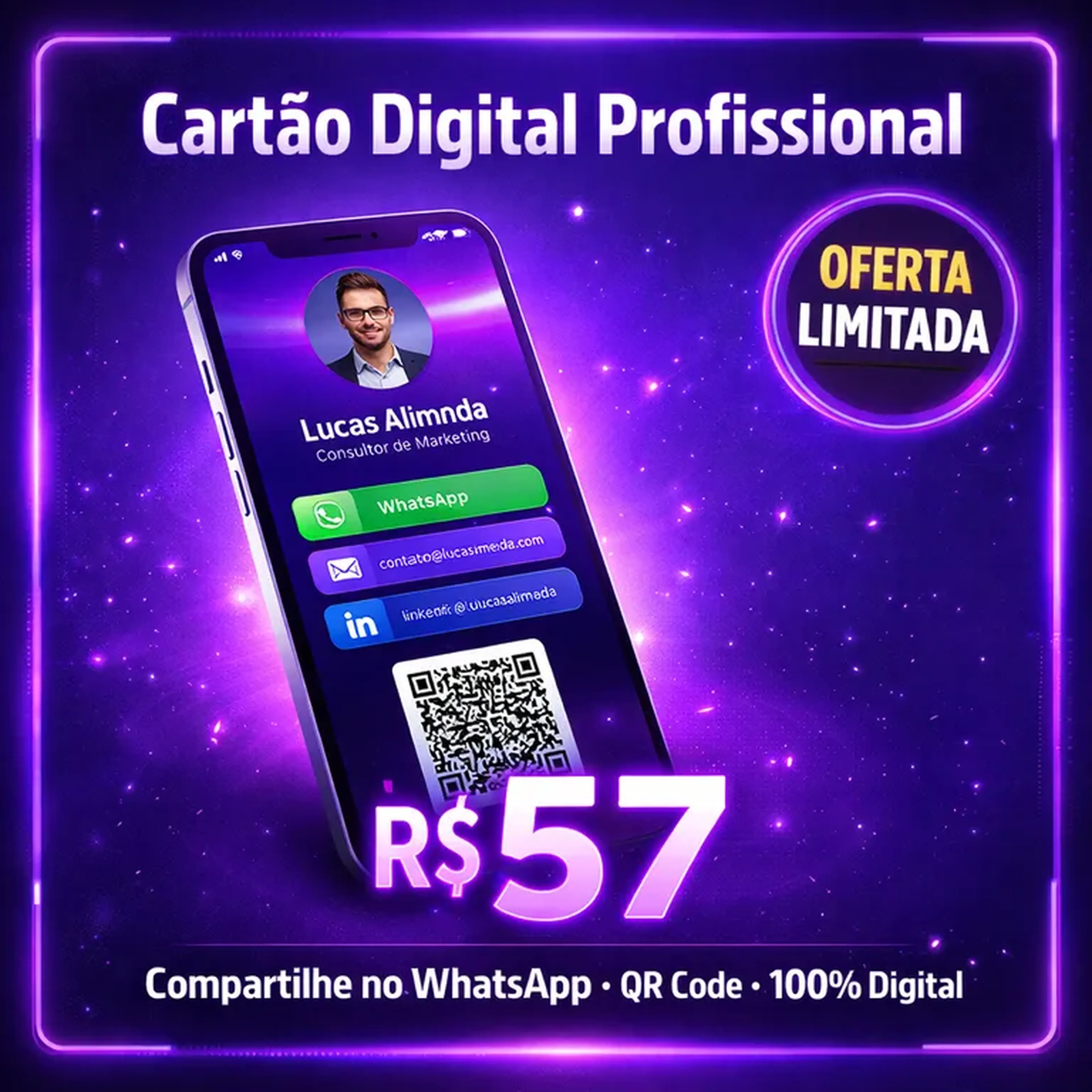 Cartão de Visitas Digital CJBC imagem
