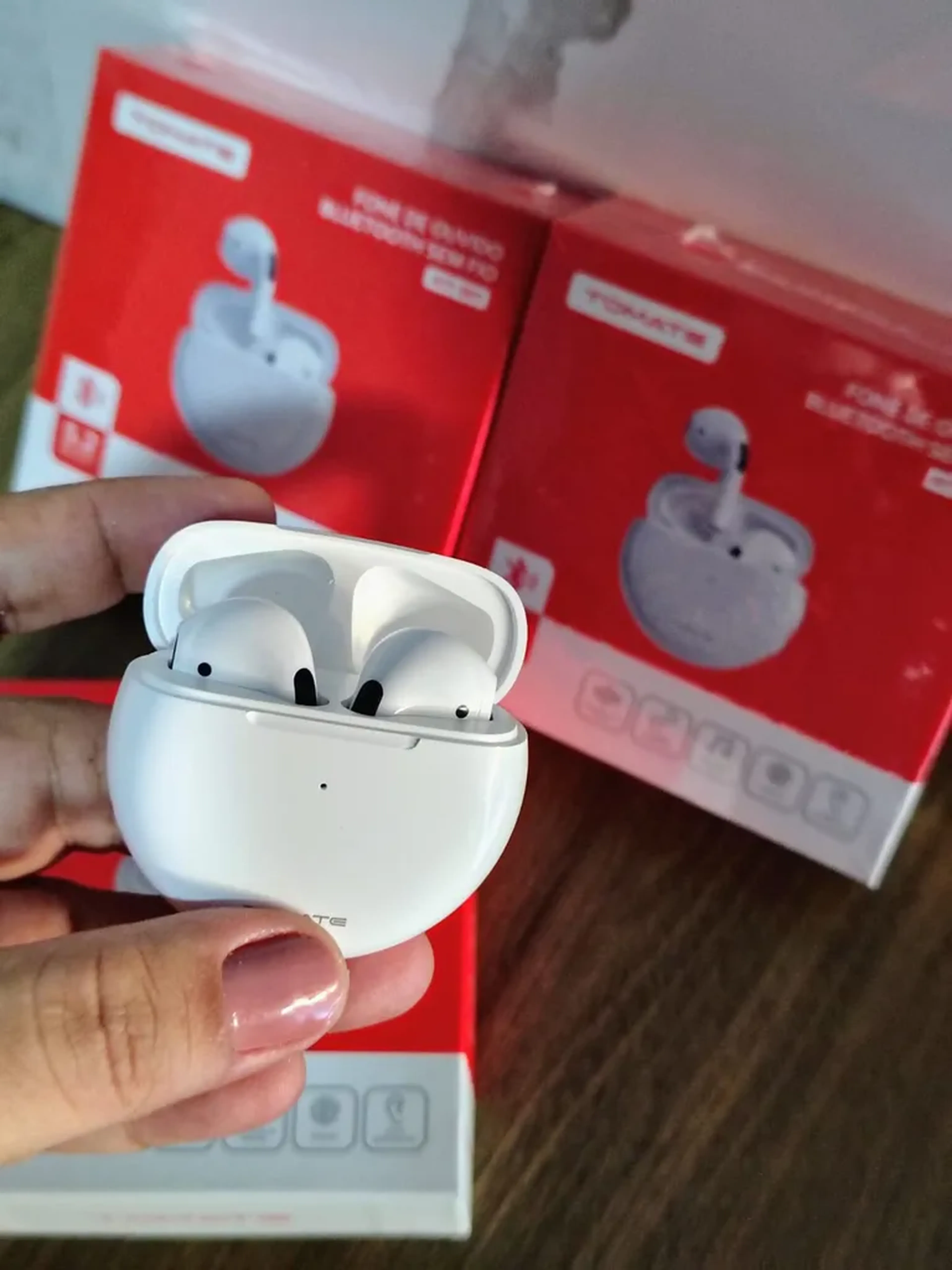 Fone Bluetooth 5.2- Som limpo sem ruido, bateria de longa duraçã imagem