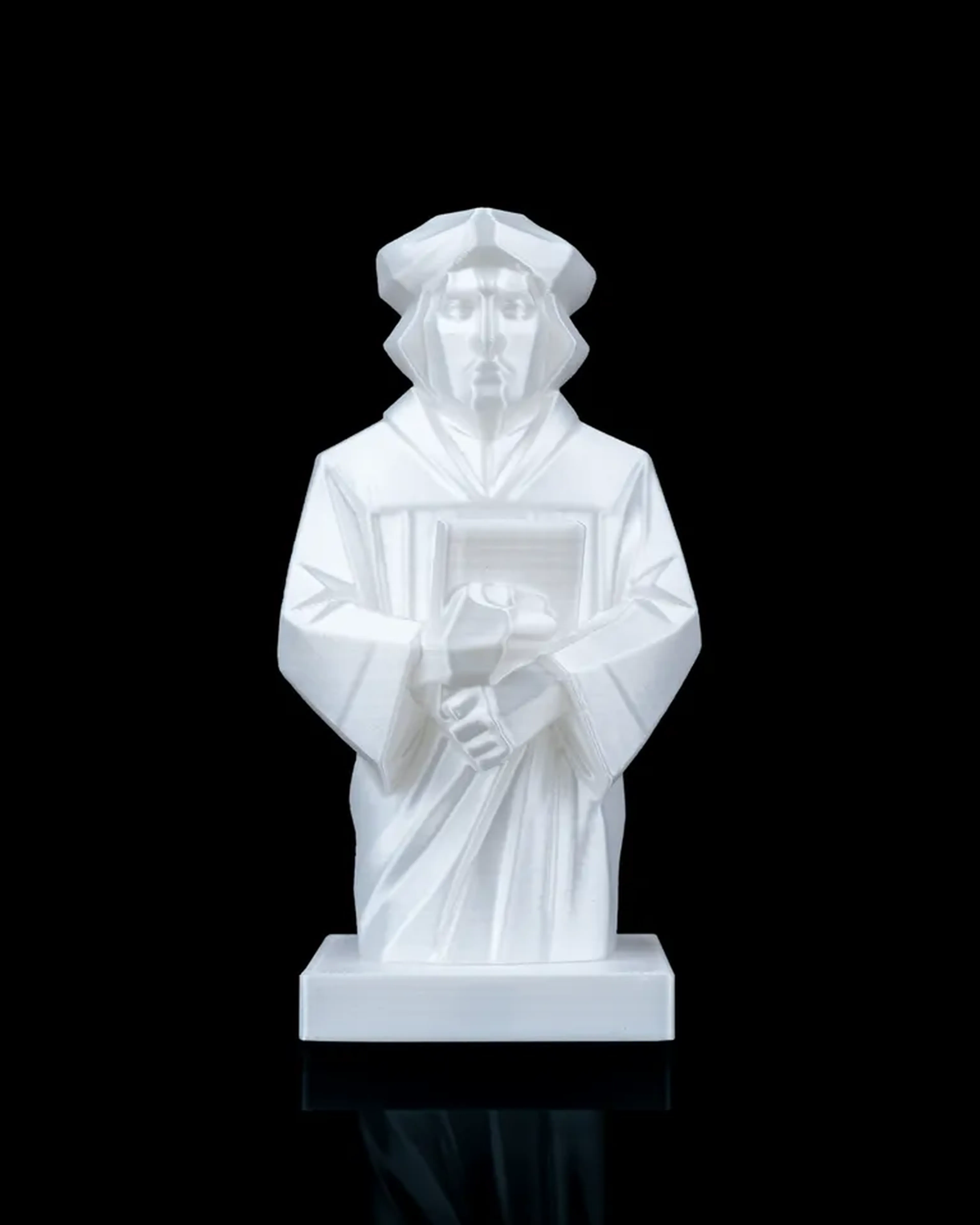 Estátua de Martinho Lutero Decorativa Impressa em 3D imagem