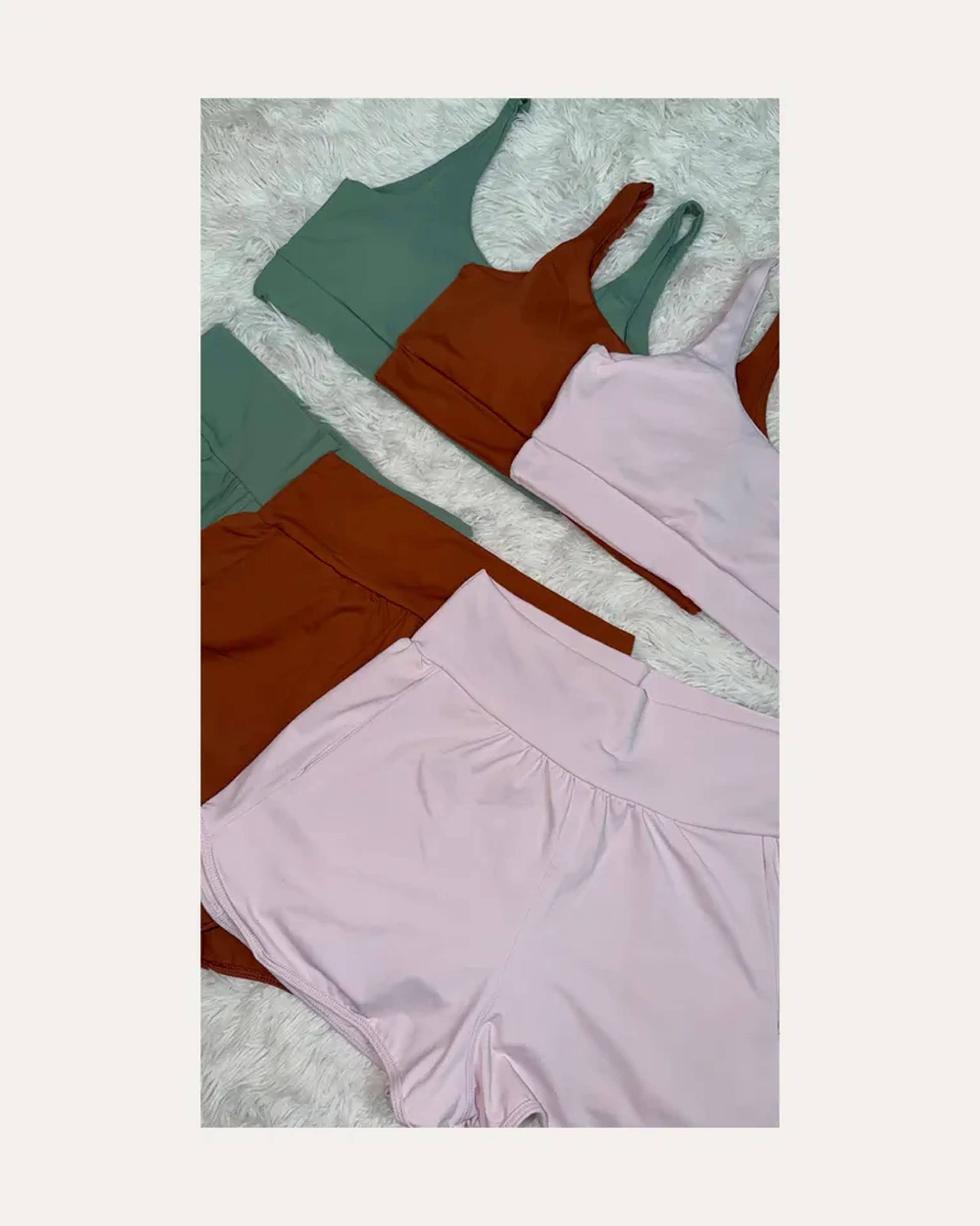 Short duplo com bolso imagem