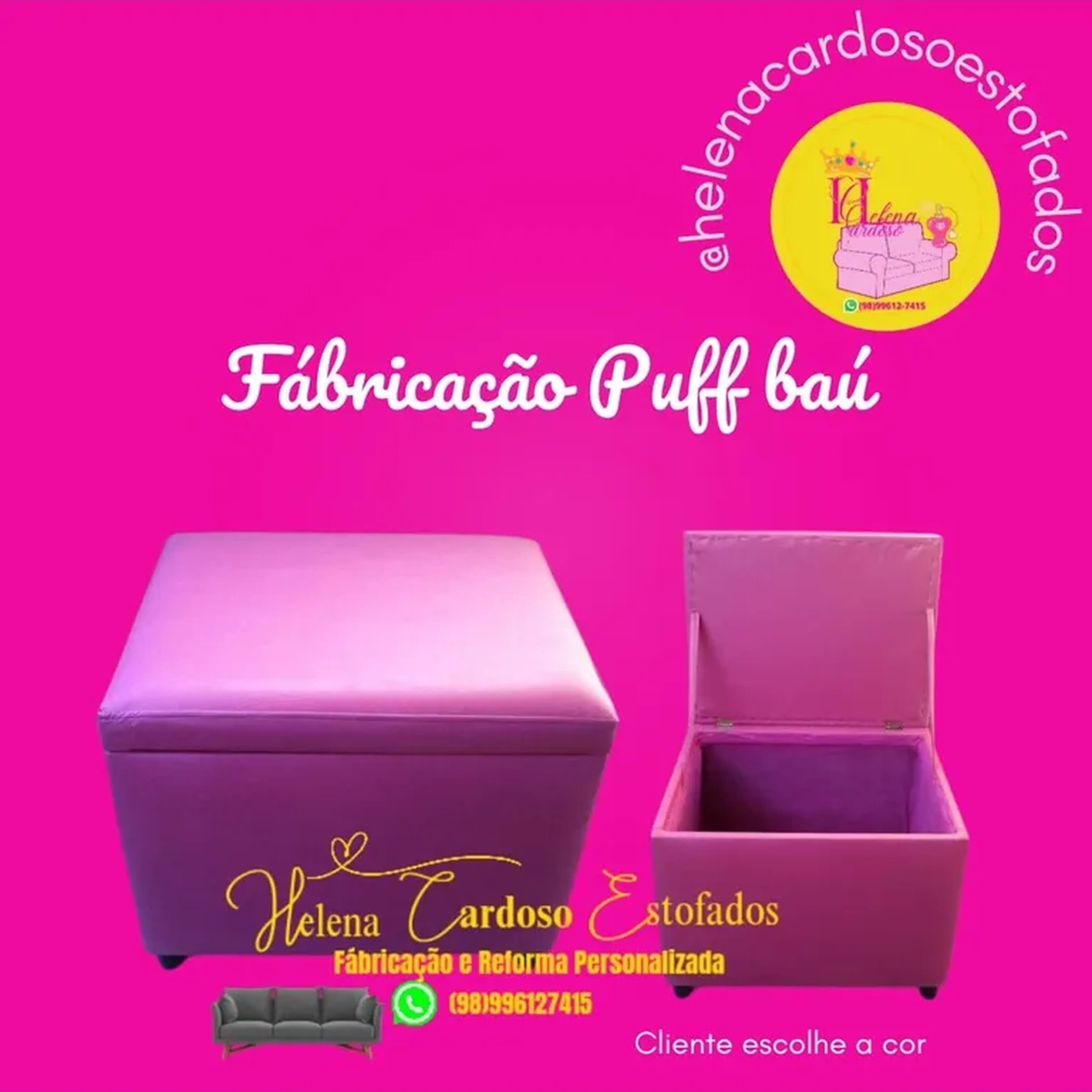 puff baú 45x45 imagem