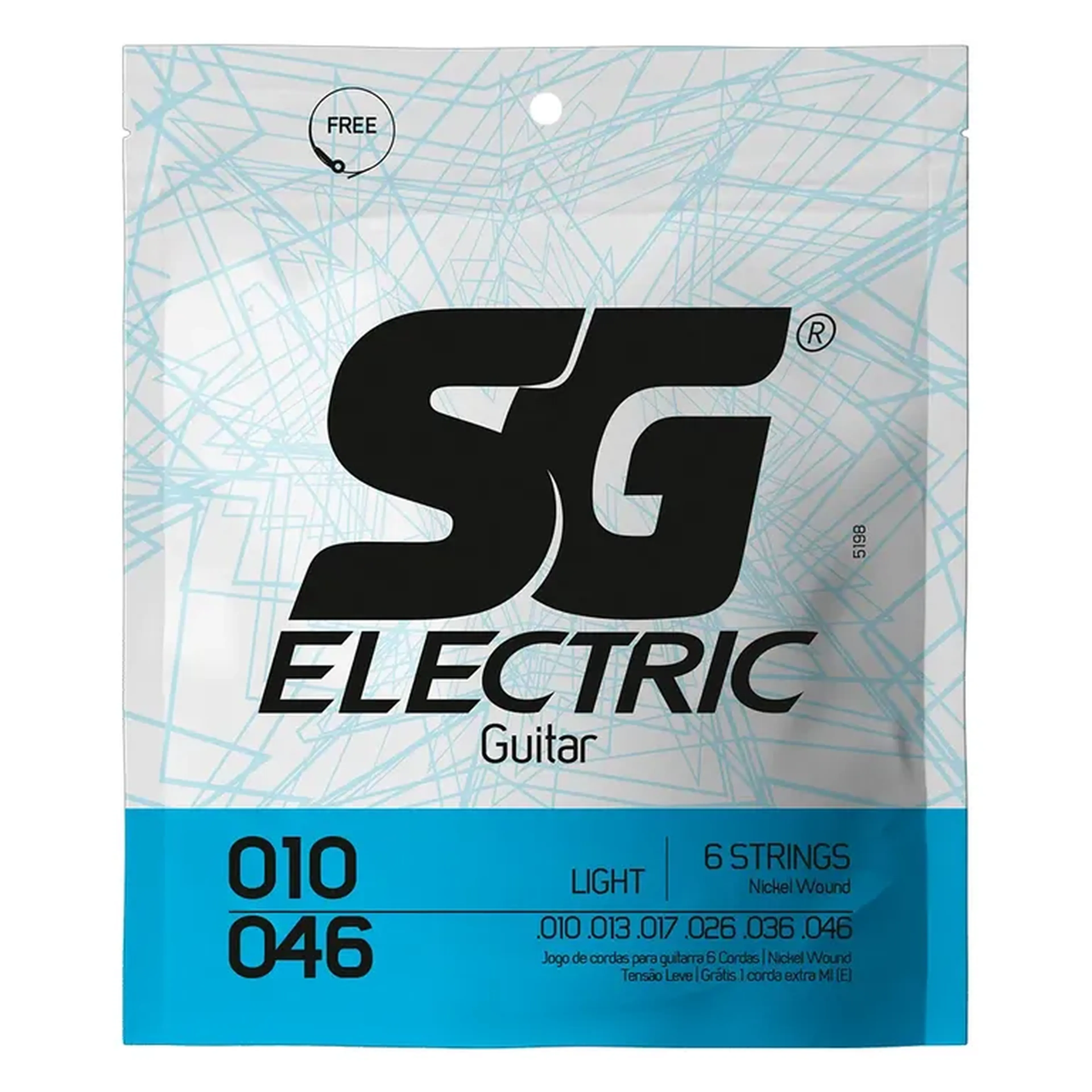 SG CORDA GUITARRA 010 imagem