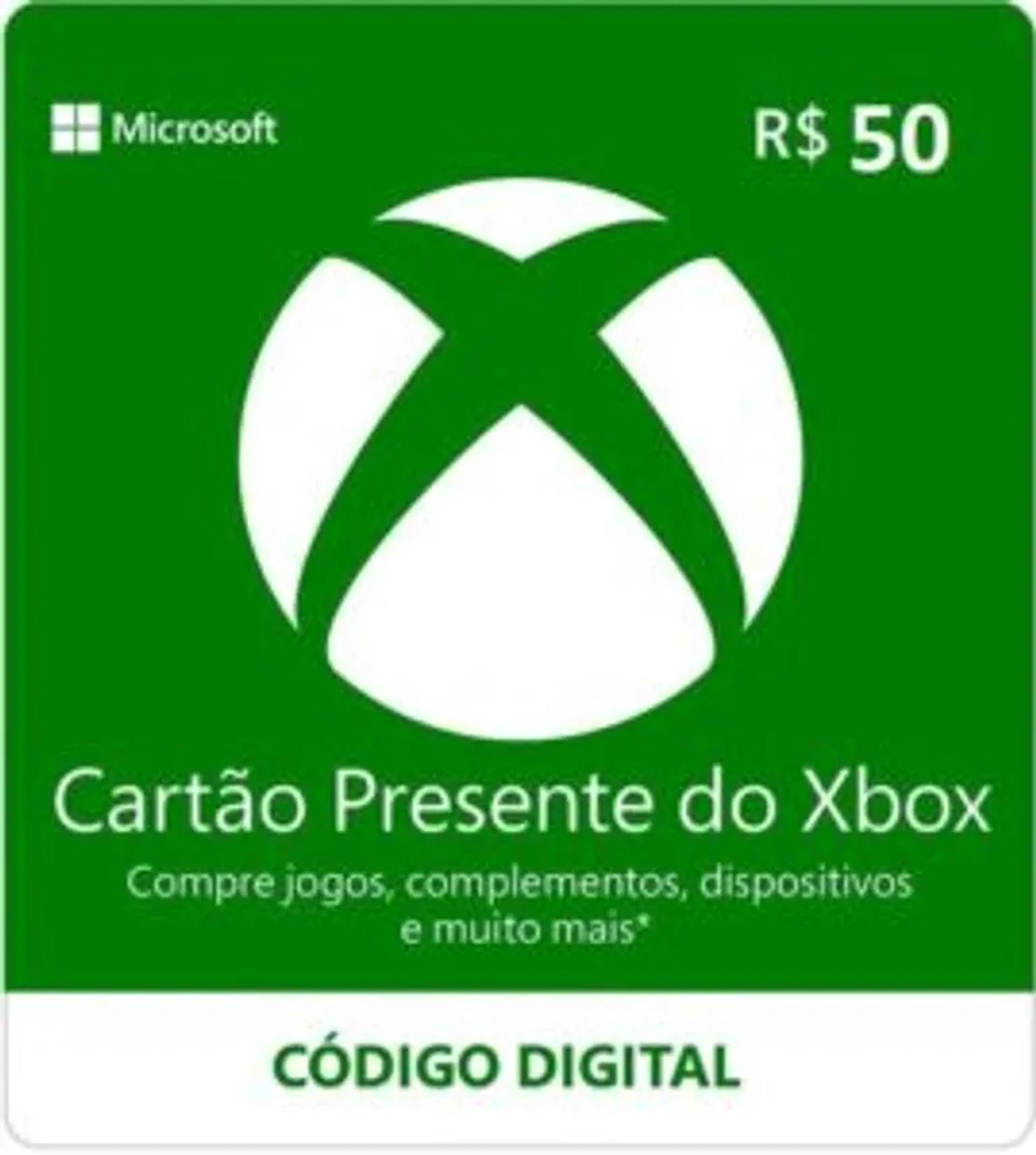 Xbox Live Credits BRL 50,00 imagem