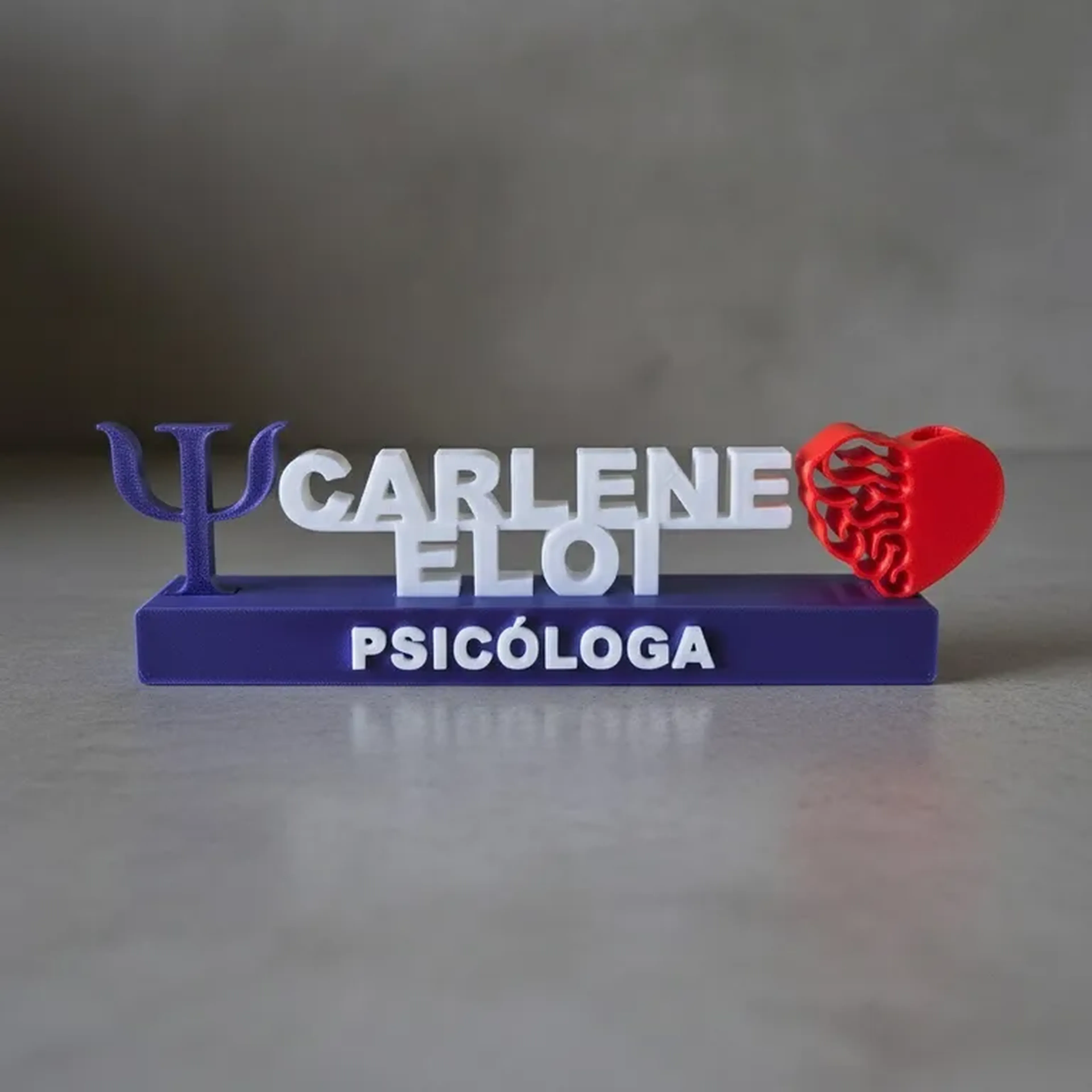 Letreiro Psicóloga imagem