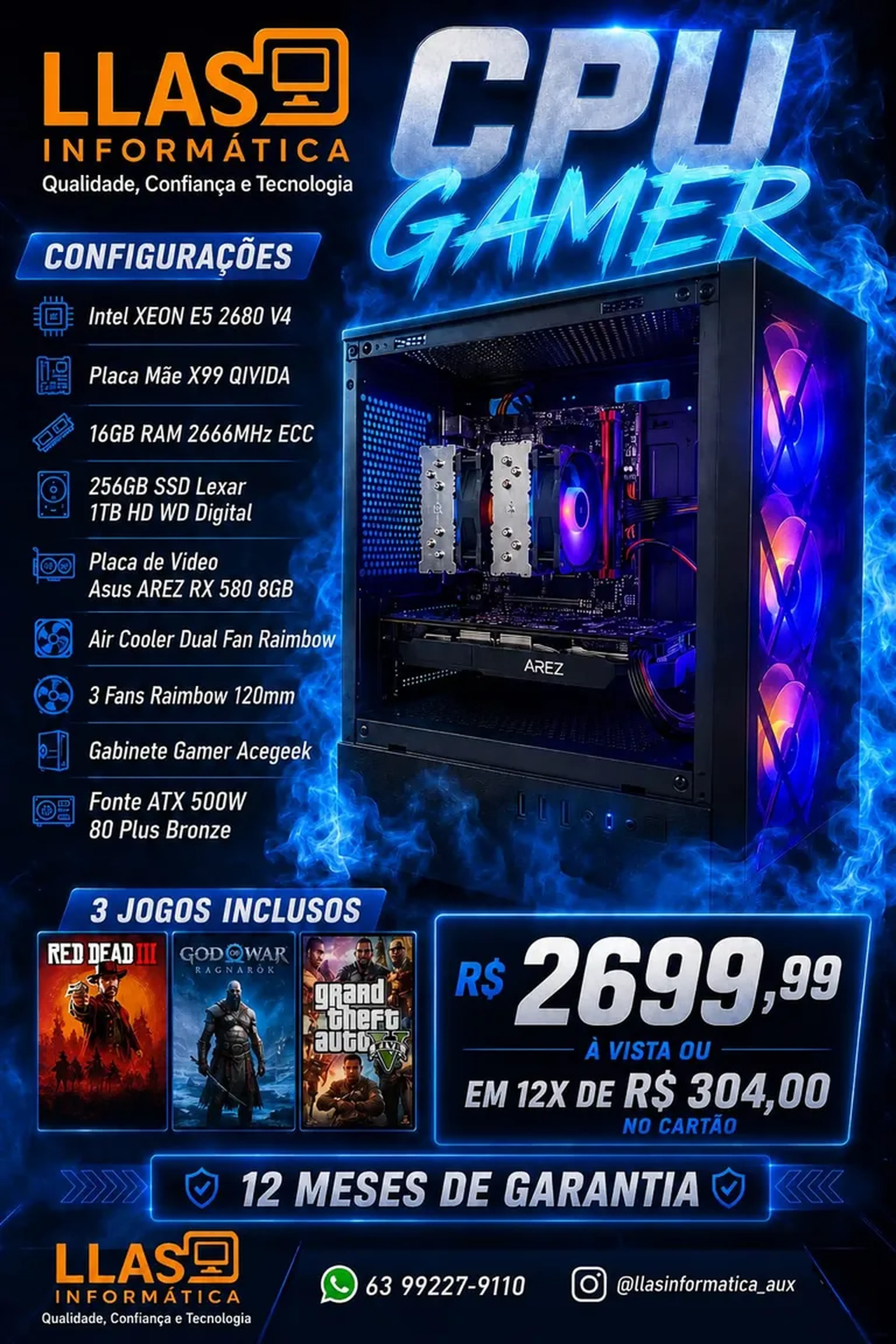 COMPUTADOR GAMER INTERMEDIARIO imagem
