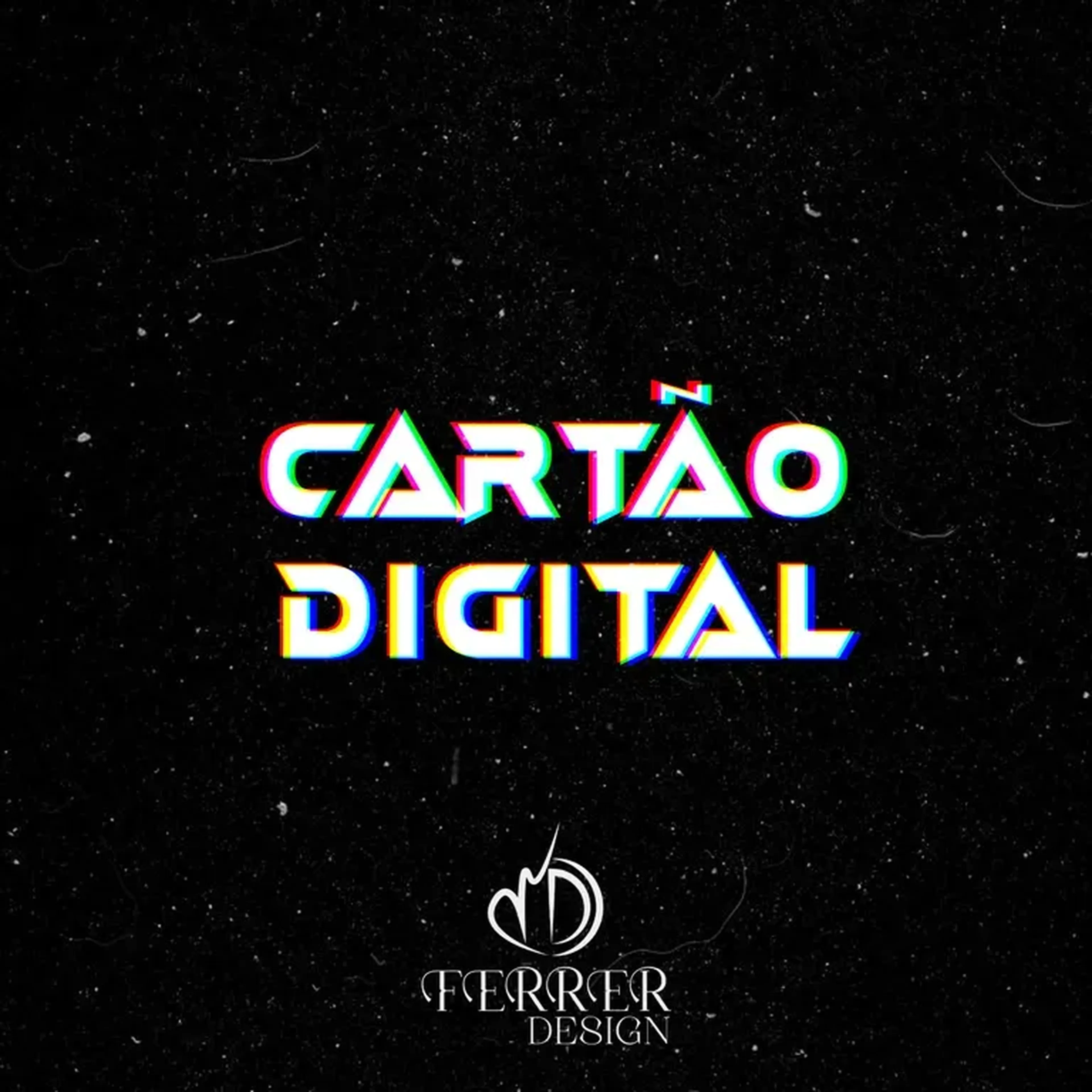 Cartão de visita digital imagem
