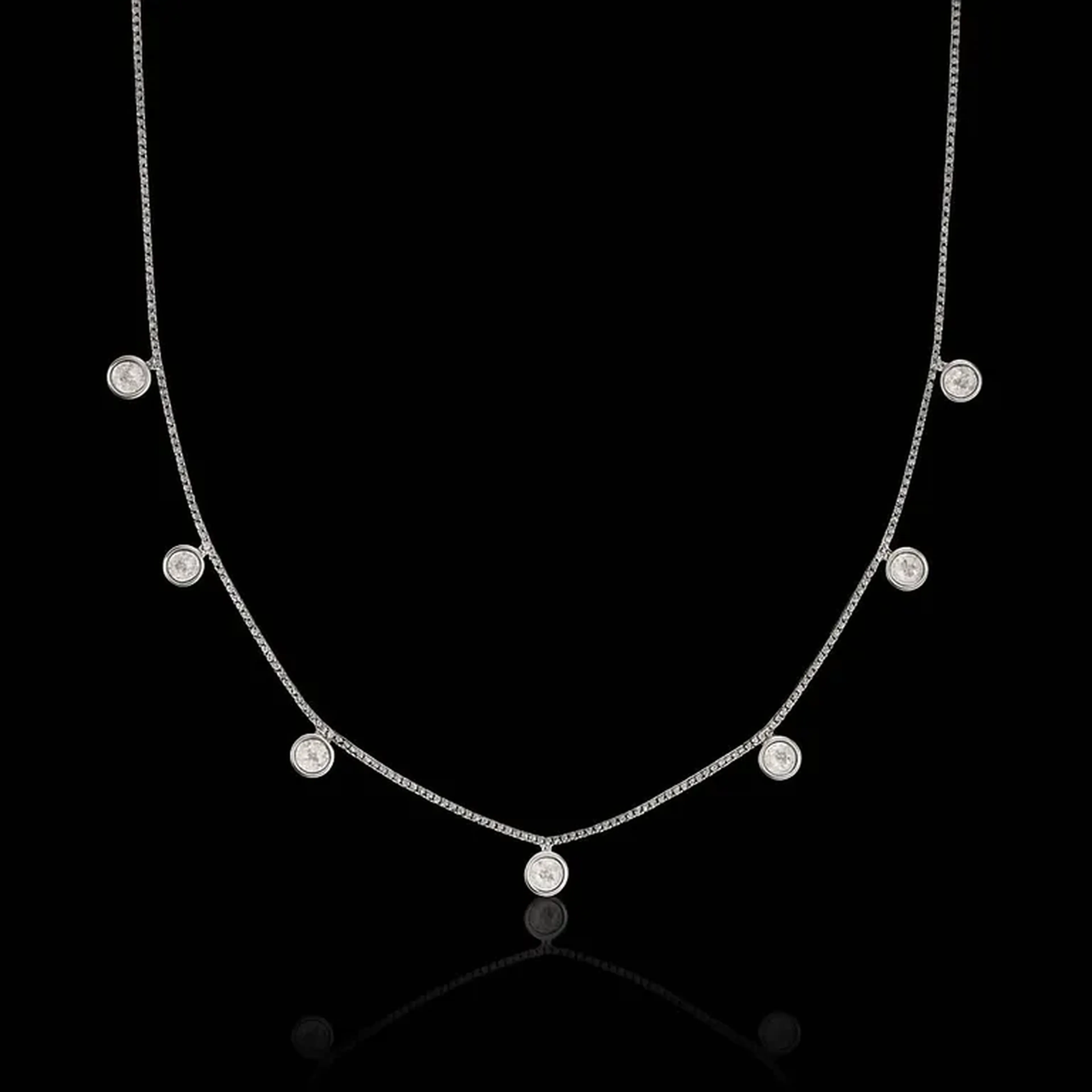 Colar Choker com Pontos de Luz imagem