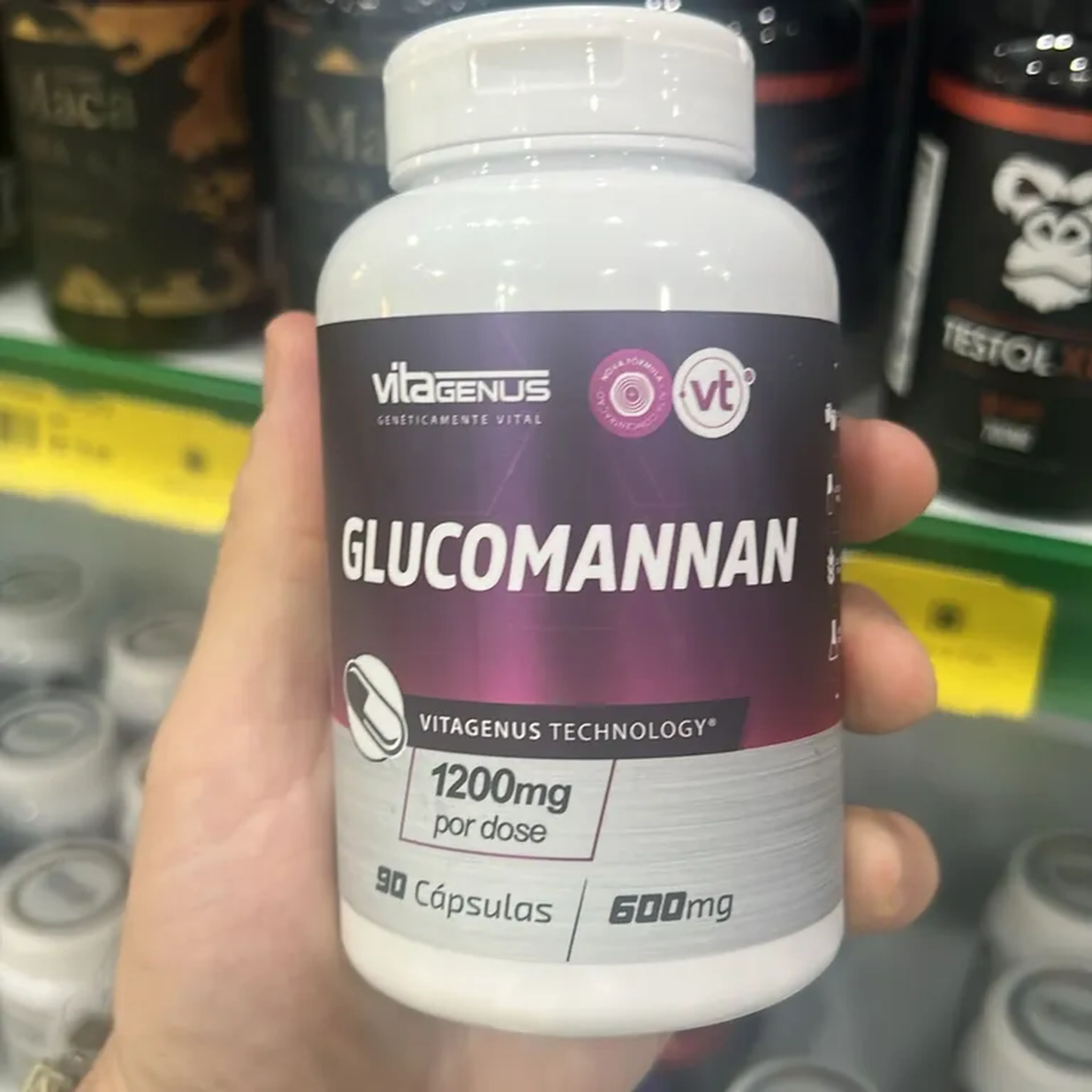 Glucomannnan 90 caps imagem