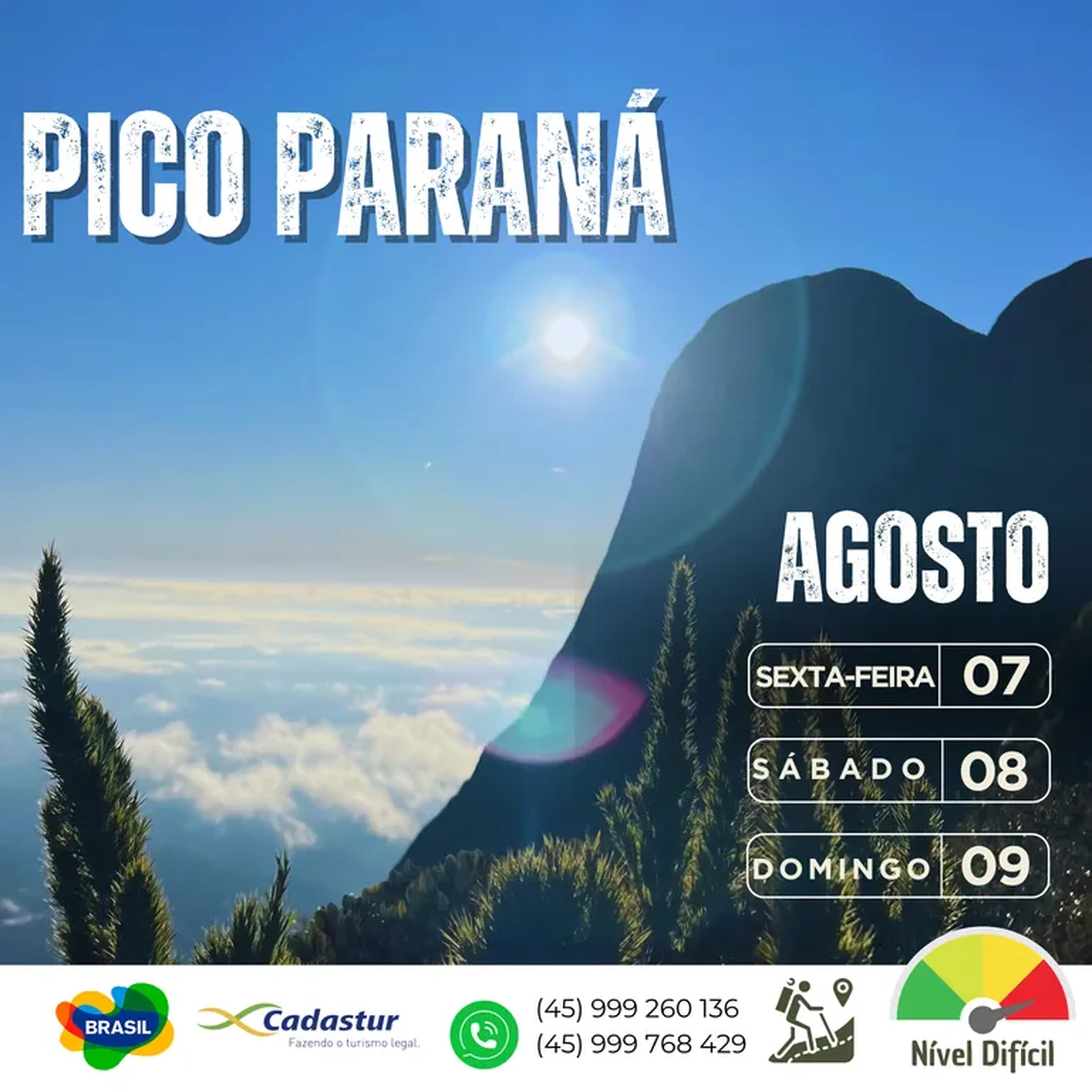 PICO PARANÁ 07, 08 e 09 AGOSTO - CAMPING imagem