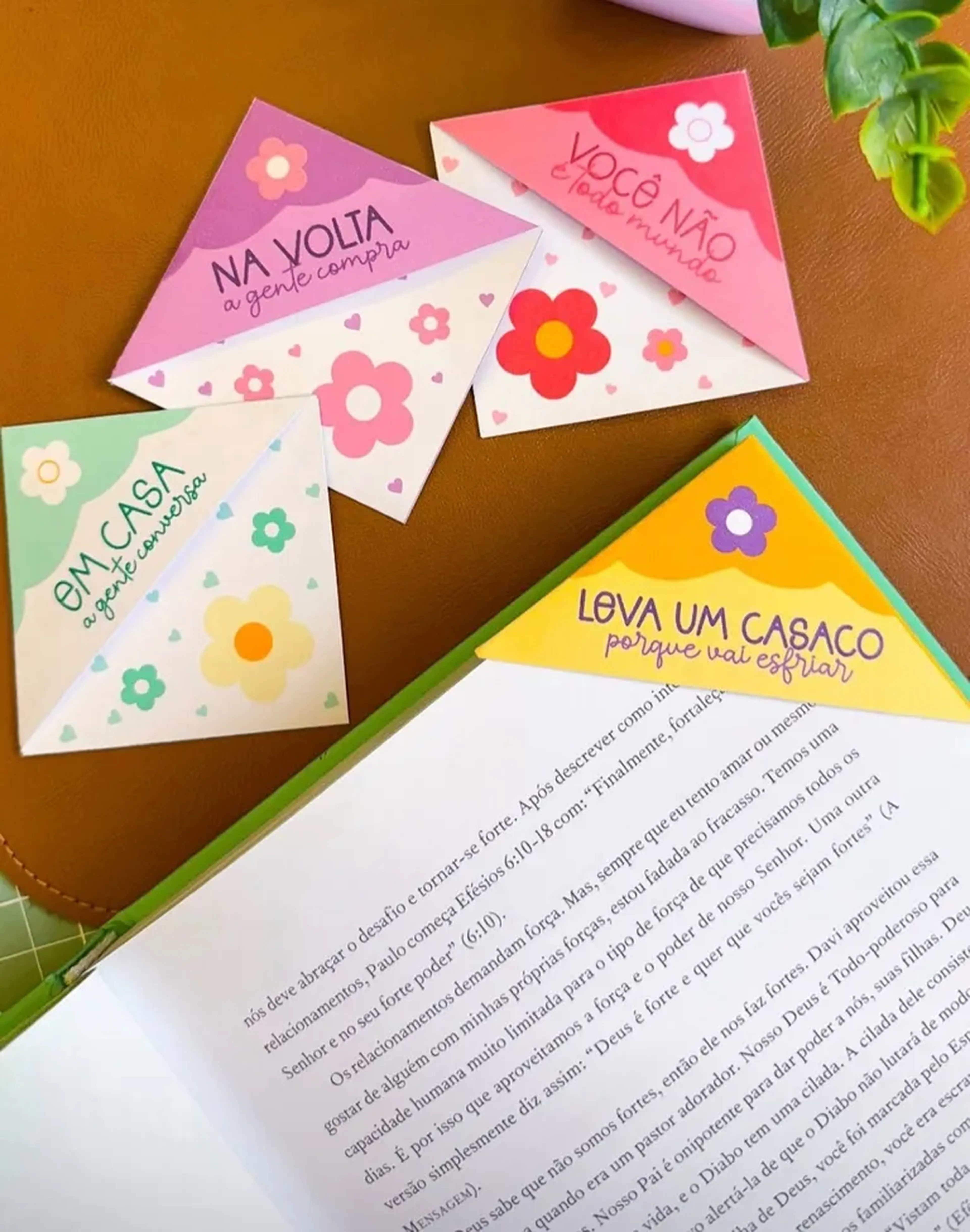 Kit 4 Marca Páginas Temáticos imagem