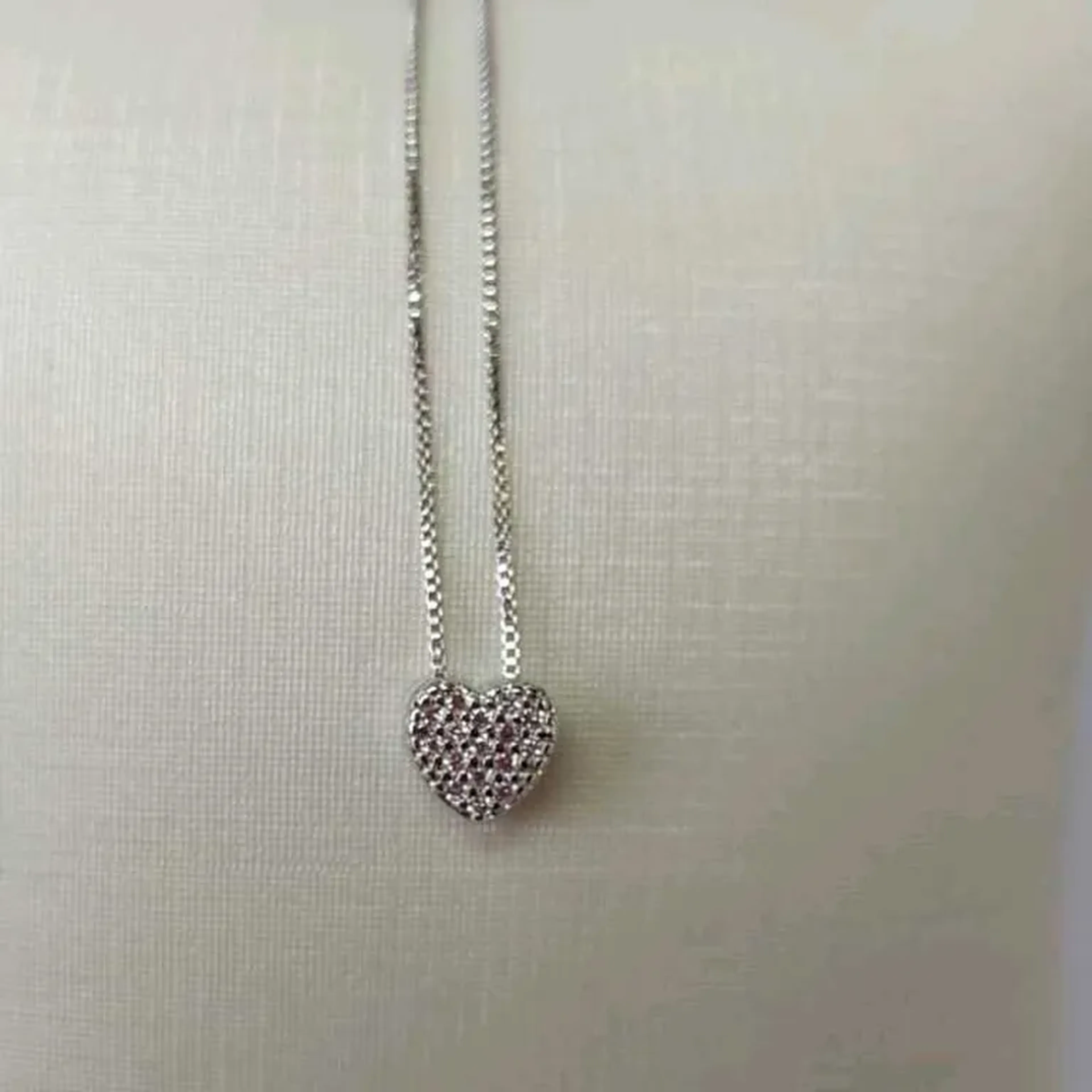 COLAR RÓDIO VENEZIANA CORAÇÃO CRISTAL imagem