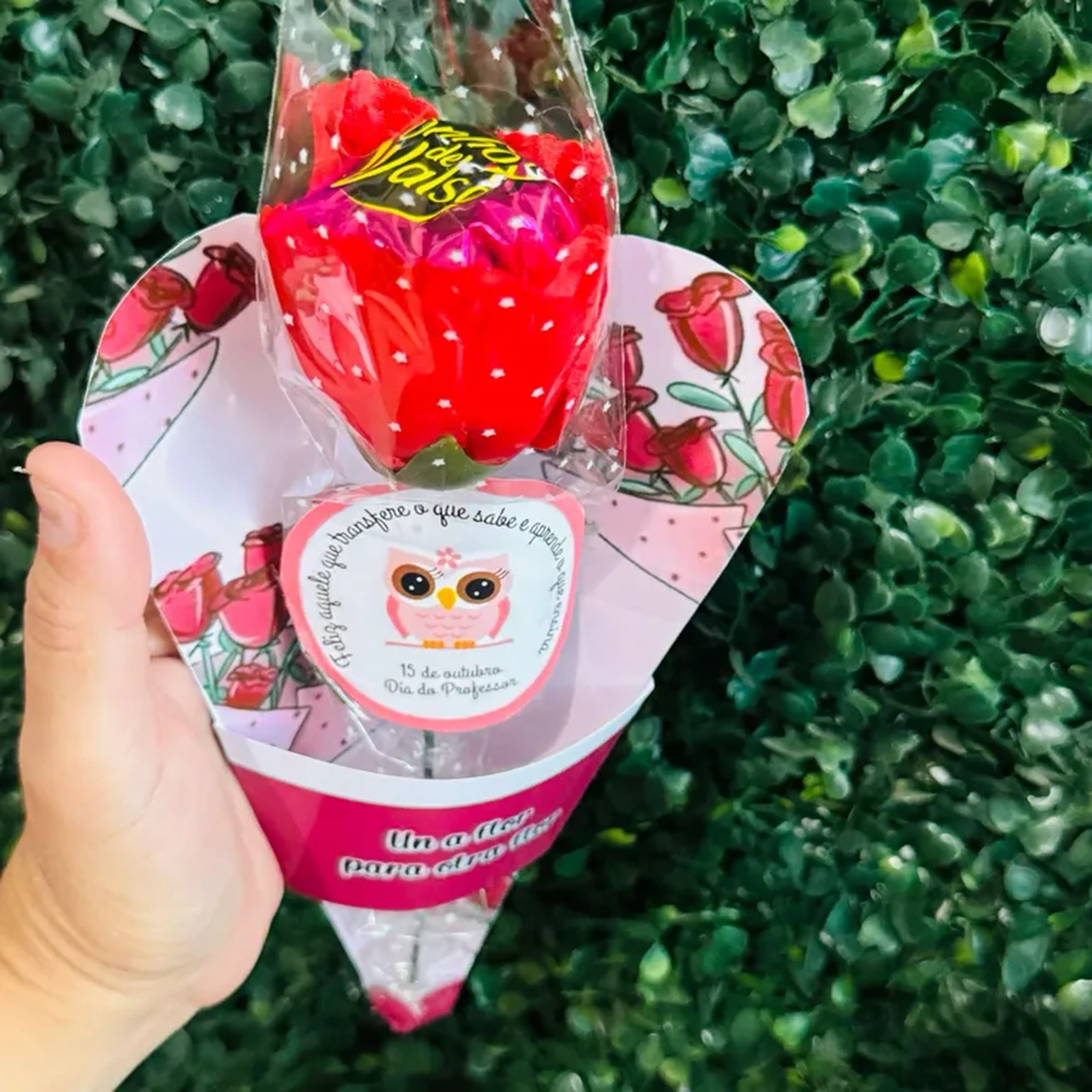 Flor com tag imagem