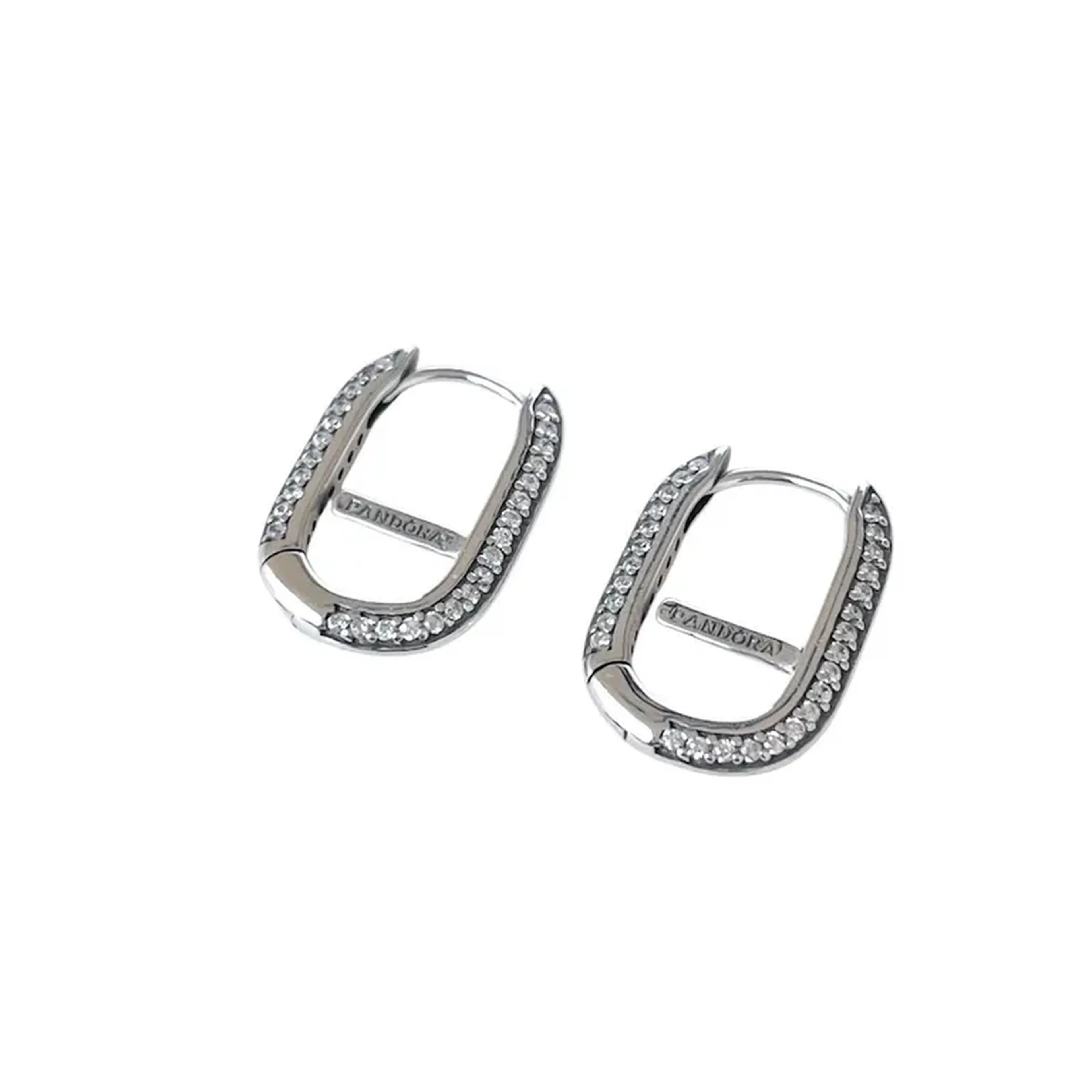 Brinco Prata 925 Oval 1.6cm imagem