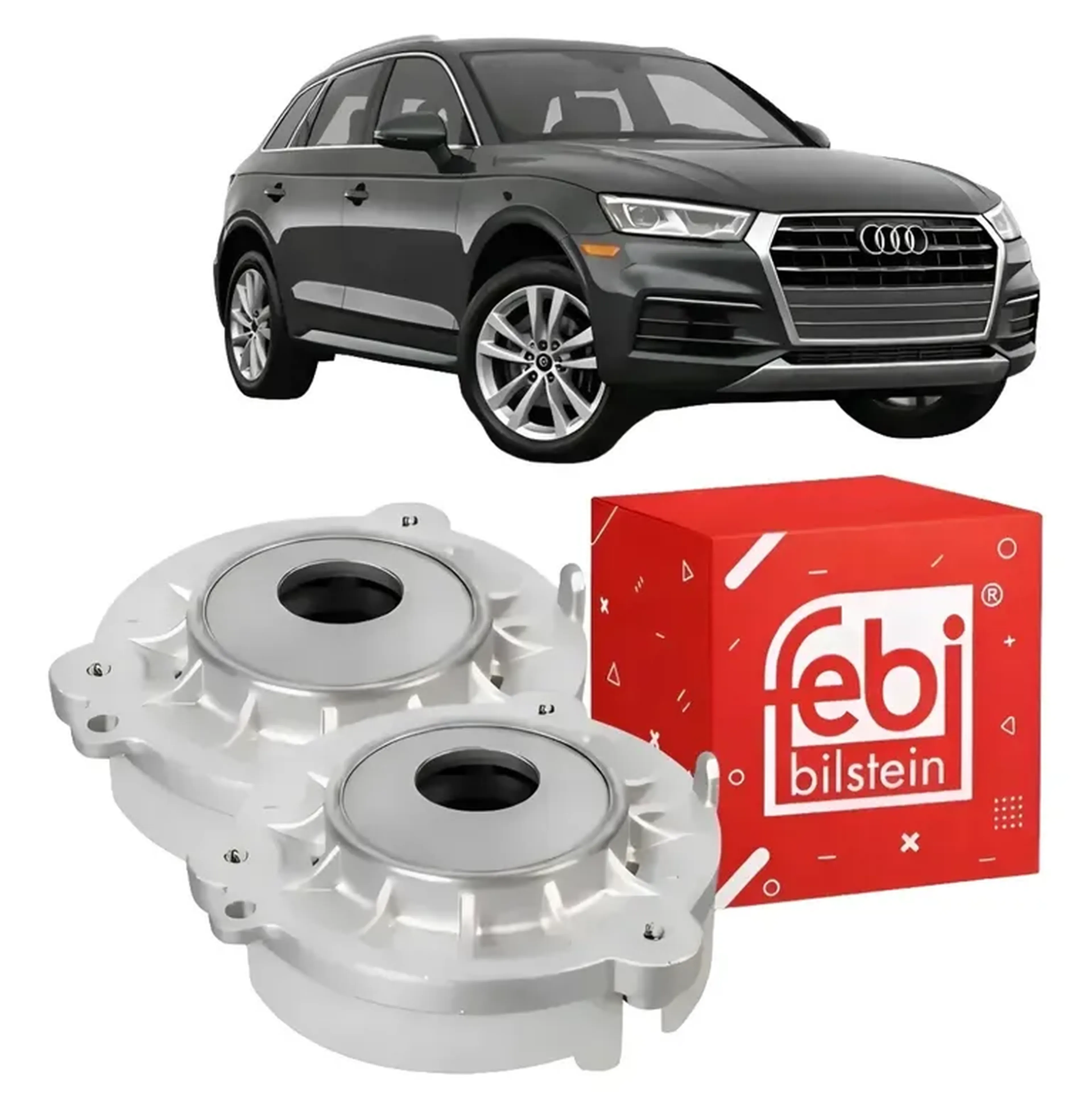 Par Coxim Amortecedor Dianteiro Audi Q5 2011 Á 2024 imagem