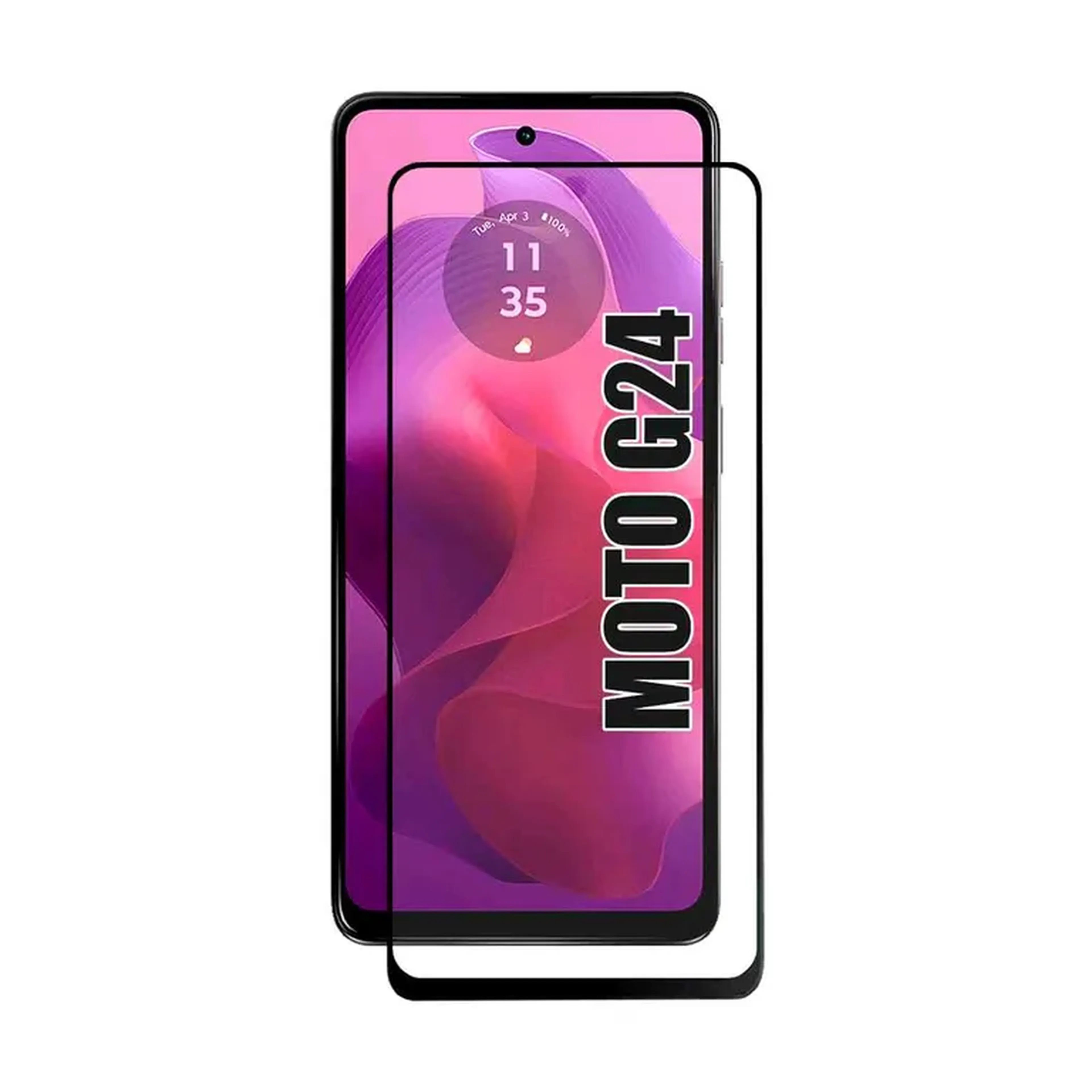 Pelicula Para Moto G24, de Vidro 3D imagem