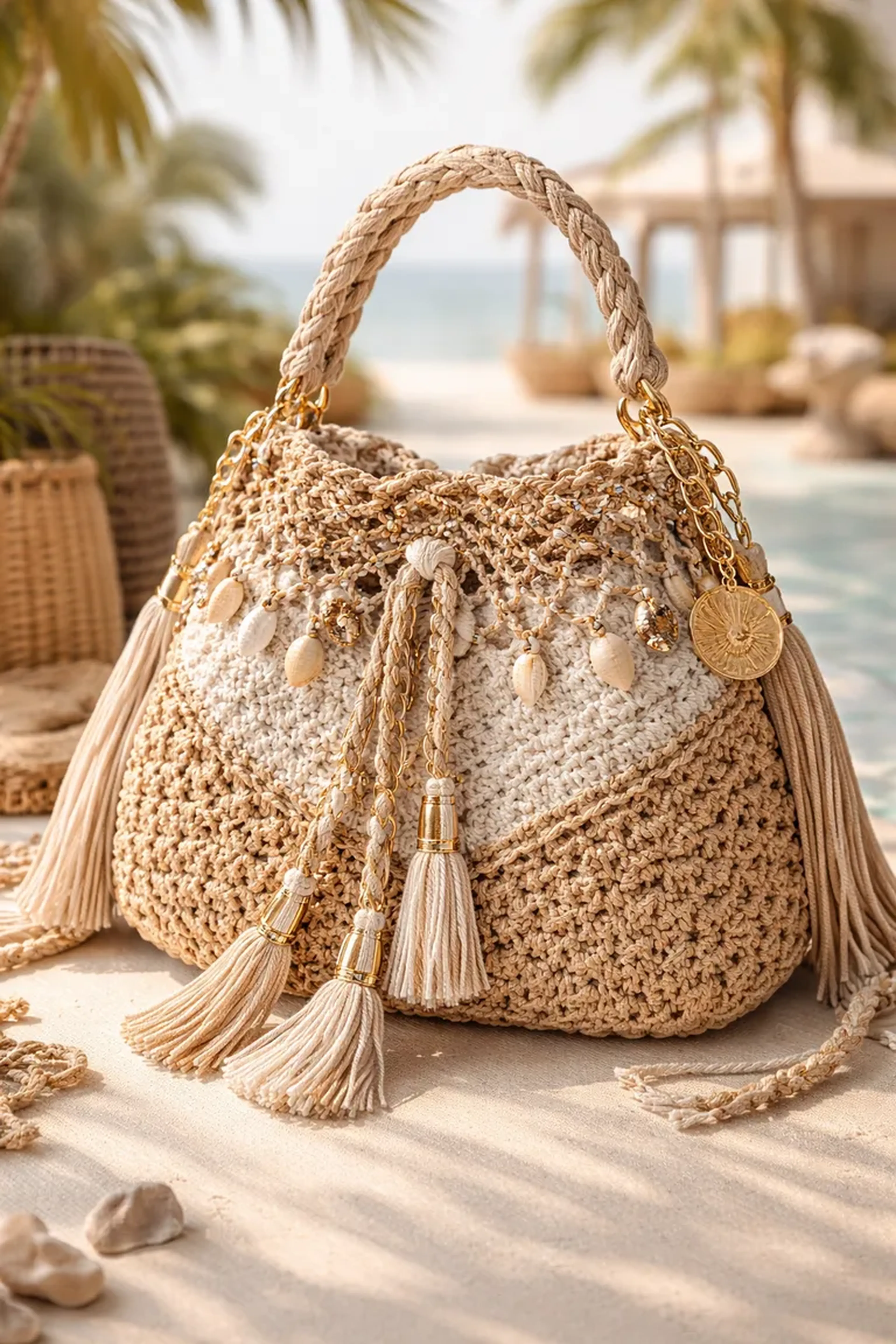 Bolsa Aurea Mare - Resort Collection imagem