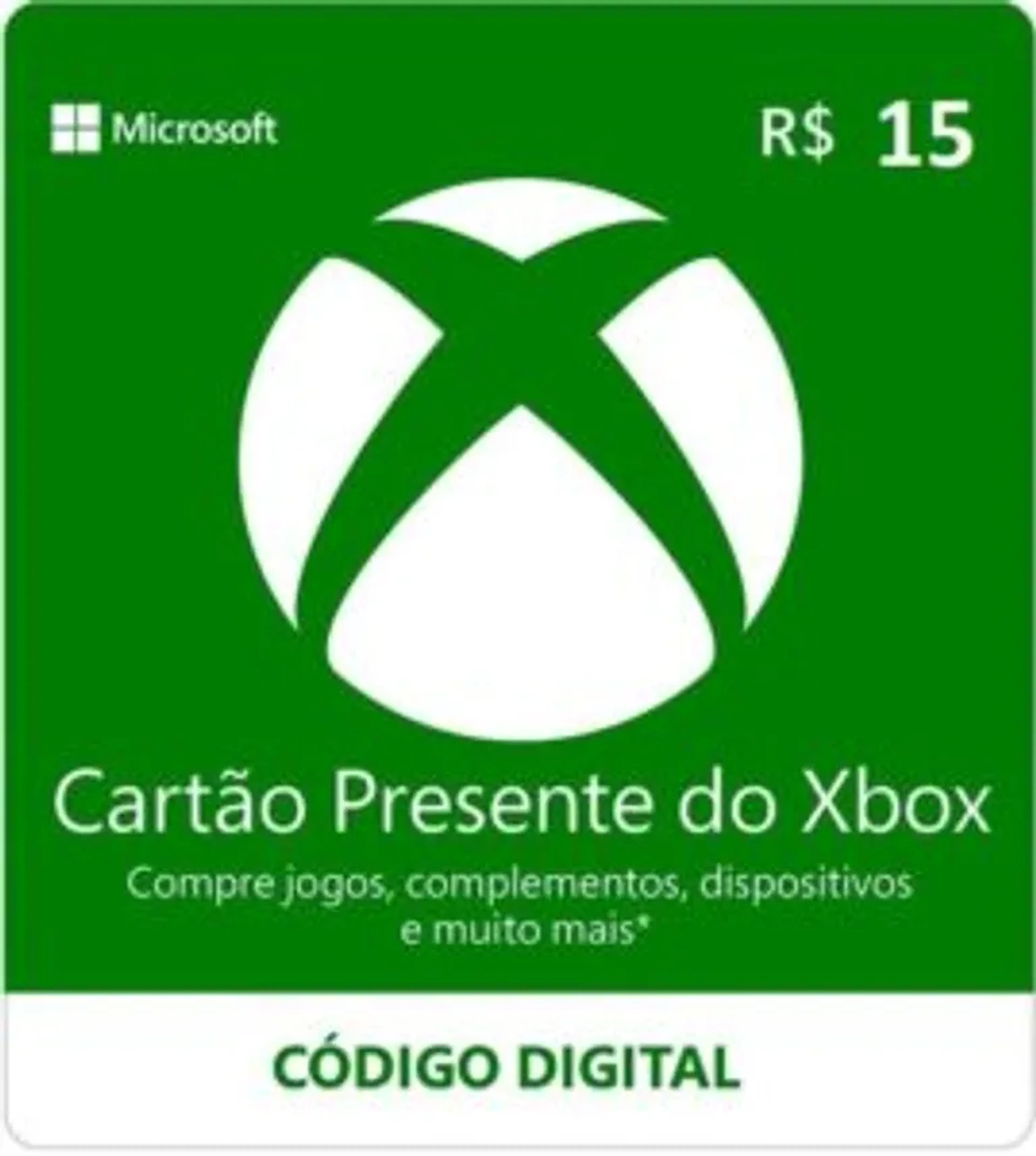 Xbox Live Credits BRL 15,00 imagem