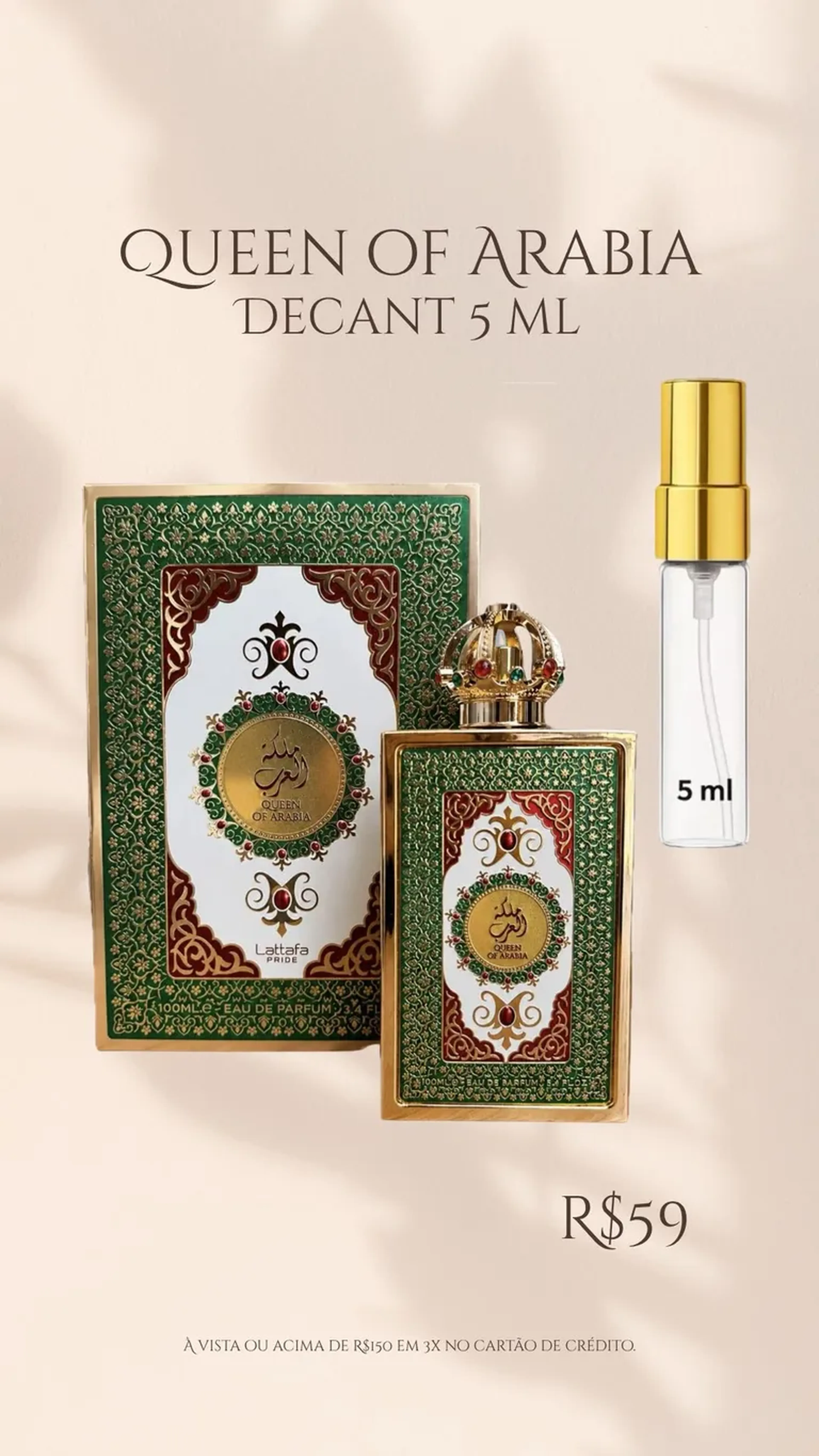 Queen of Arabia Decant 5ml imagem