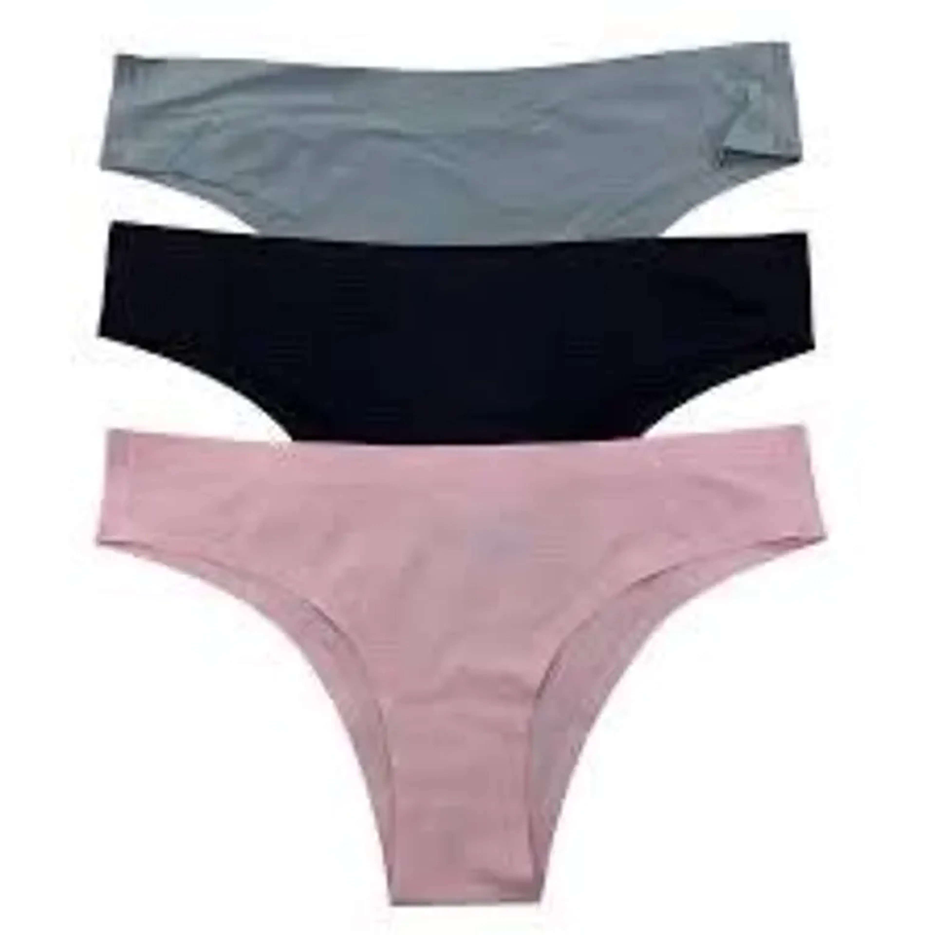 Calcinhas Tanga Sem Costura Sortidas - Vicblack imagem