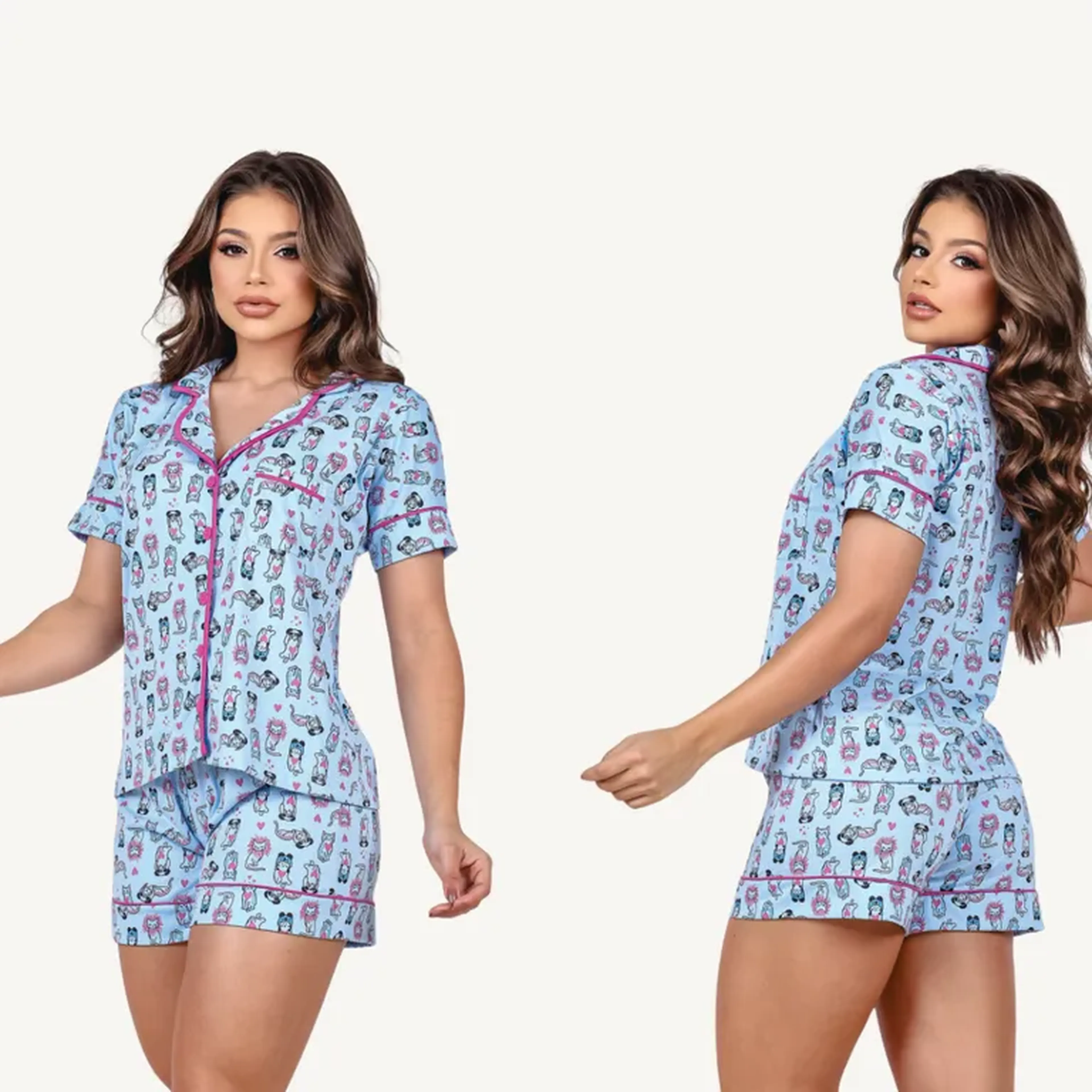 BABY DOLL AMERICANO MALHA imagem