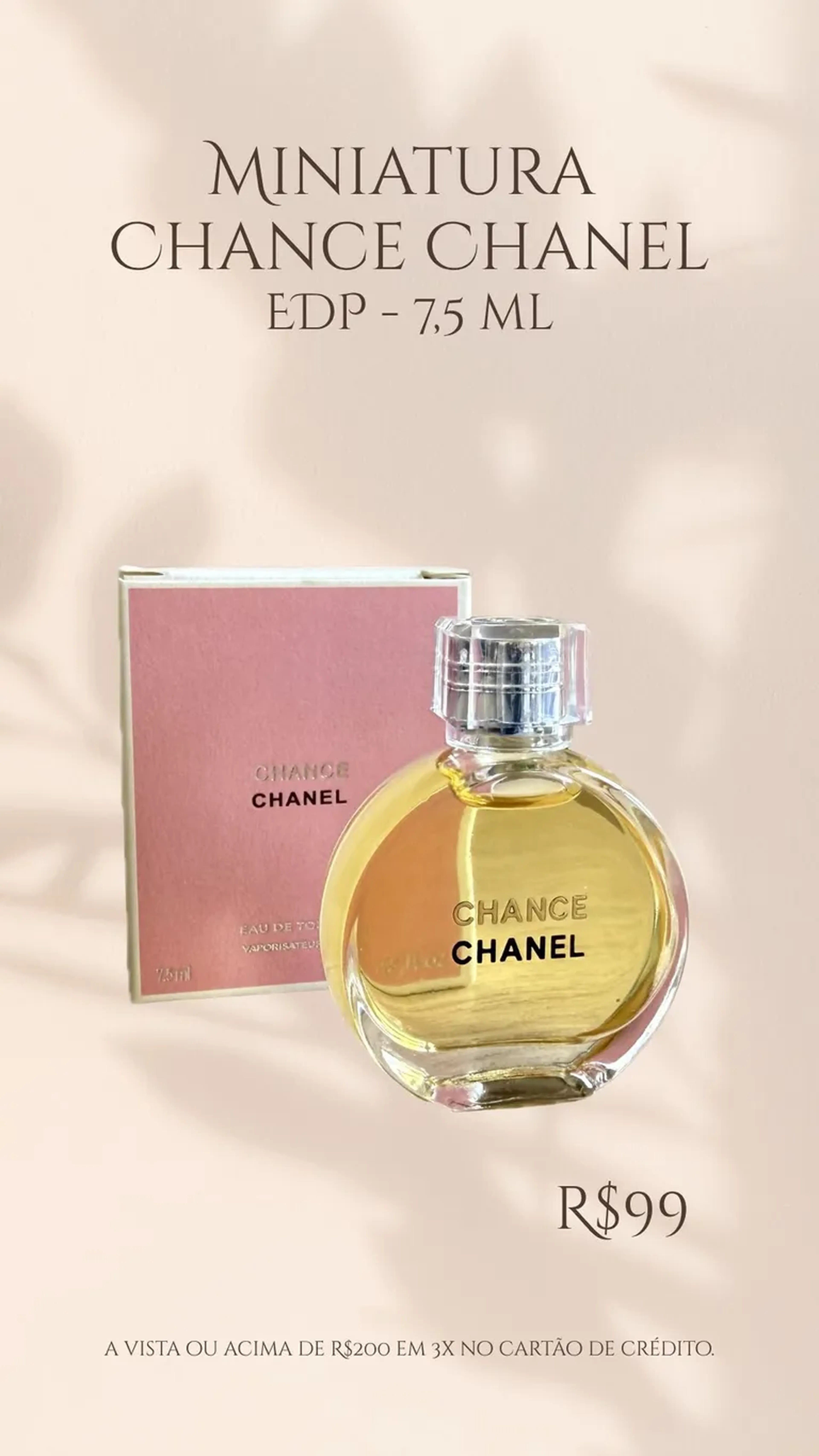 Miniatura Chance Chanel 5ml imagem