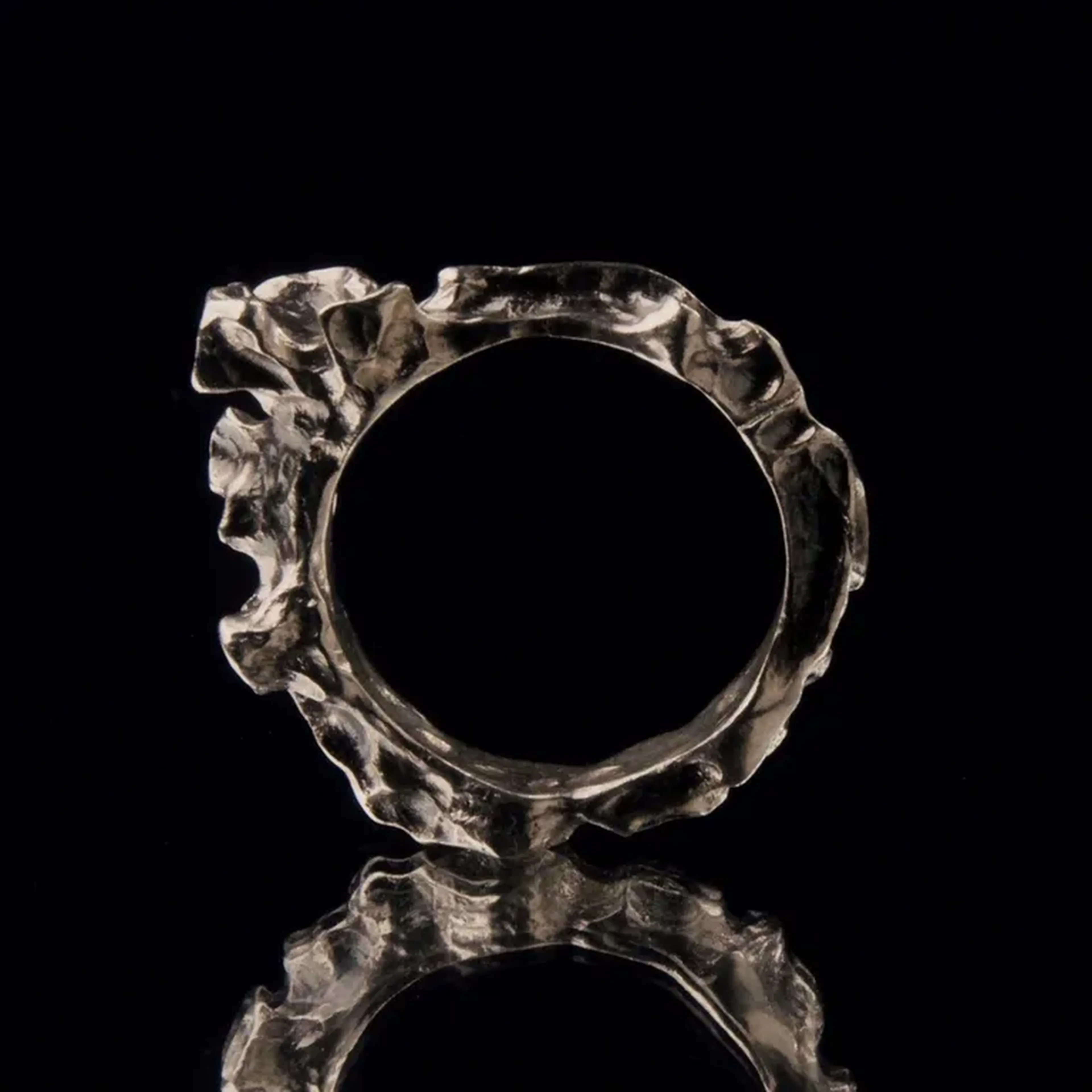 Anel Coral II - Prateado imagem