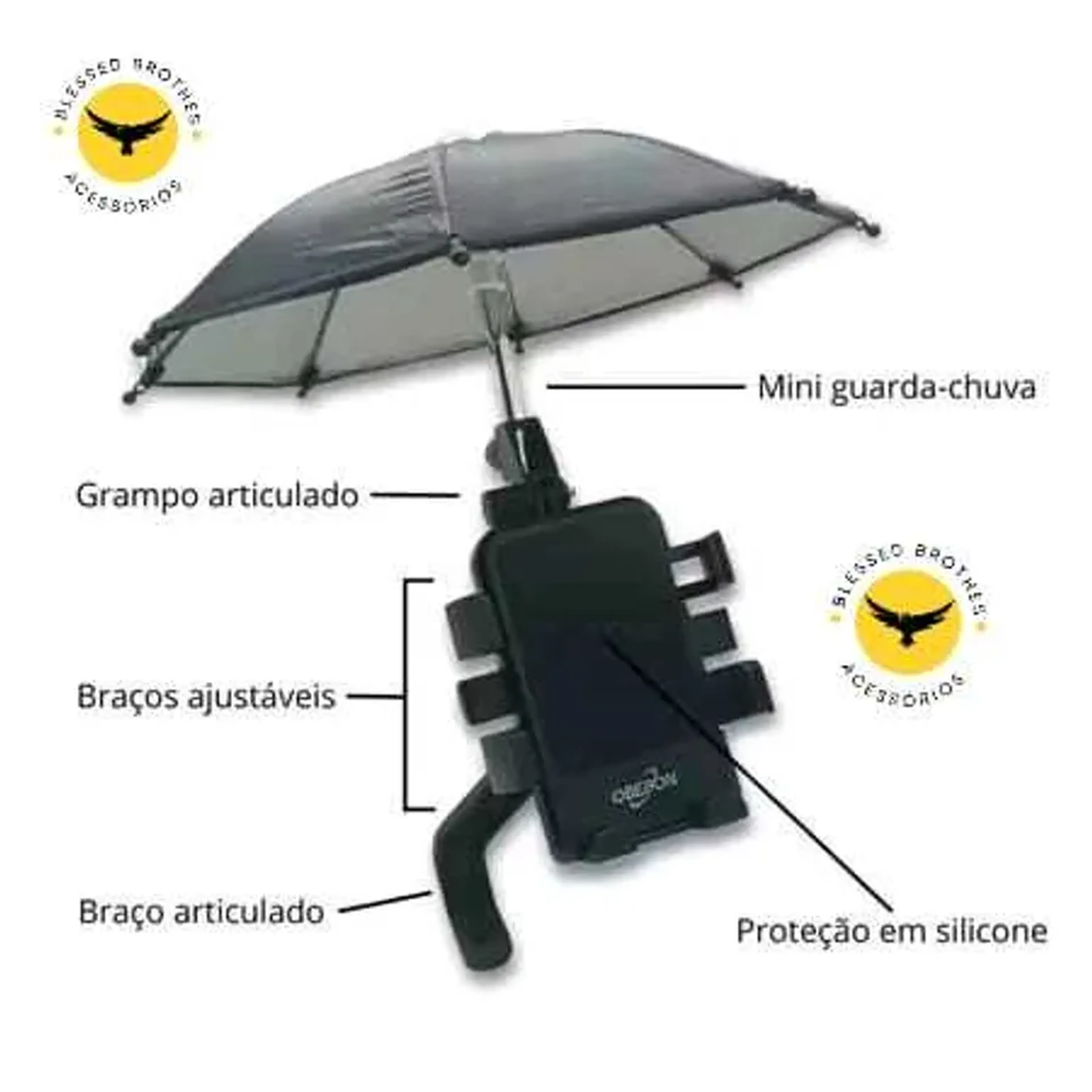 Suporte de celular para moto imagem